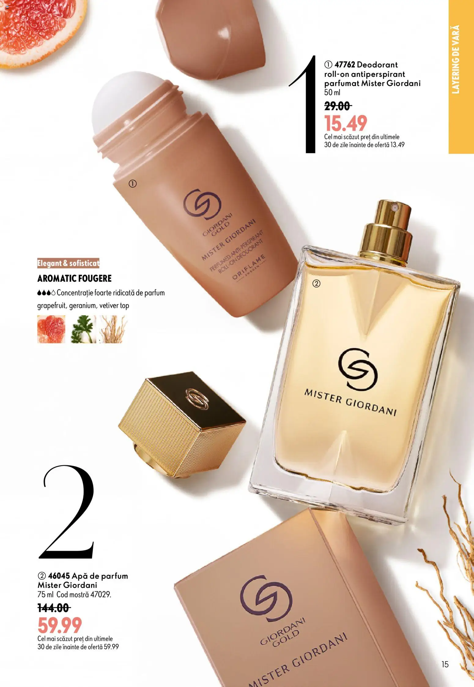 Catalog Oriflame 17 Iunie - 6 Iulie 2026 | Pagina 15 | Produse: Apă de parfum, Parfum, Antiperspirant, Apă