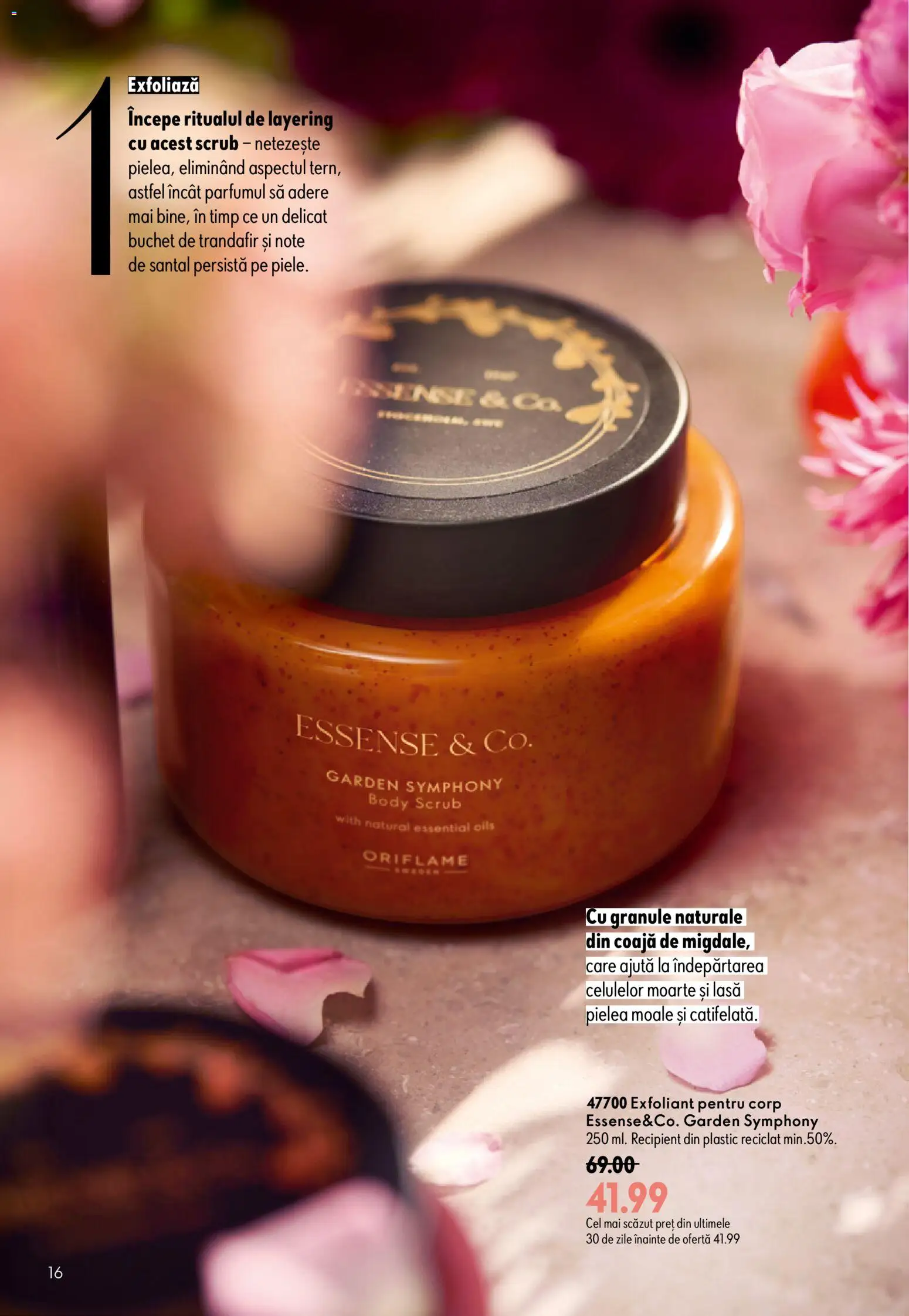 Catalog Oriflame 17 Iunie - 6 Iulie 2026 | Pagina 16 | Produse: Exfoliant, Scrub, Trandafir, Body