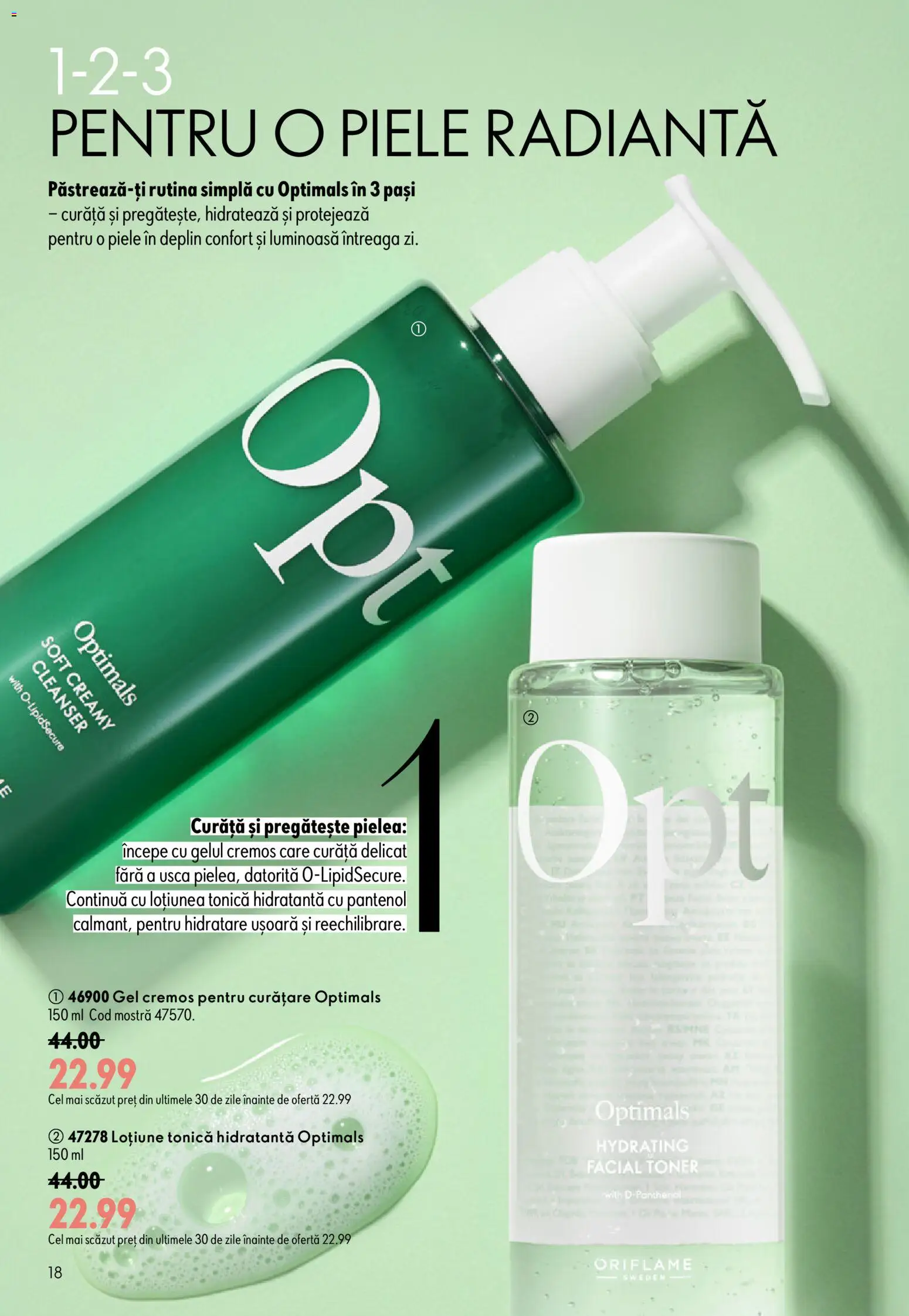 Catalog Oriflame 17 Iunie - 6 Iulie 2026 | Pagina 18 | Produse: Loțiune tonică, Toner