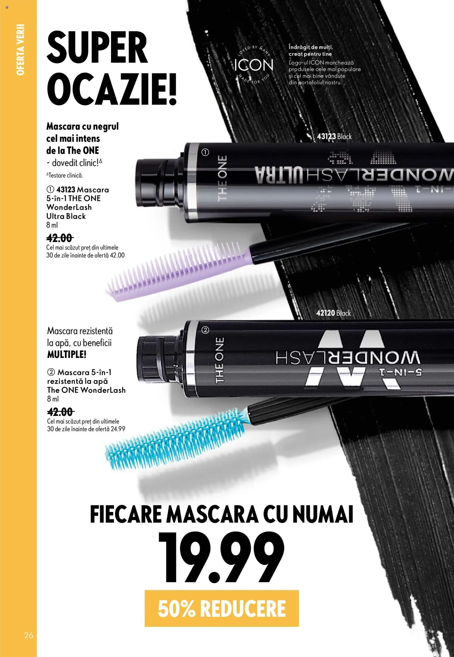 Catalog Oriflame 17 Iunie - 6 Iulie 2026 | Pagina 26 | Produse: Mascara, Apă