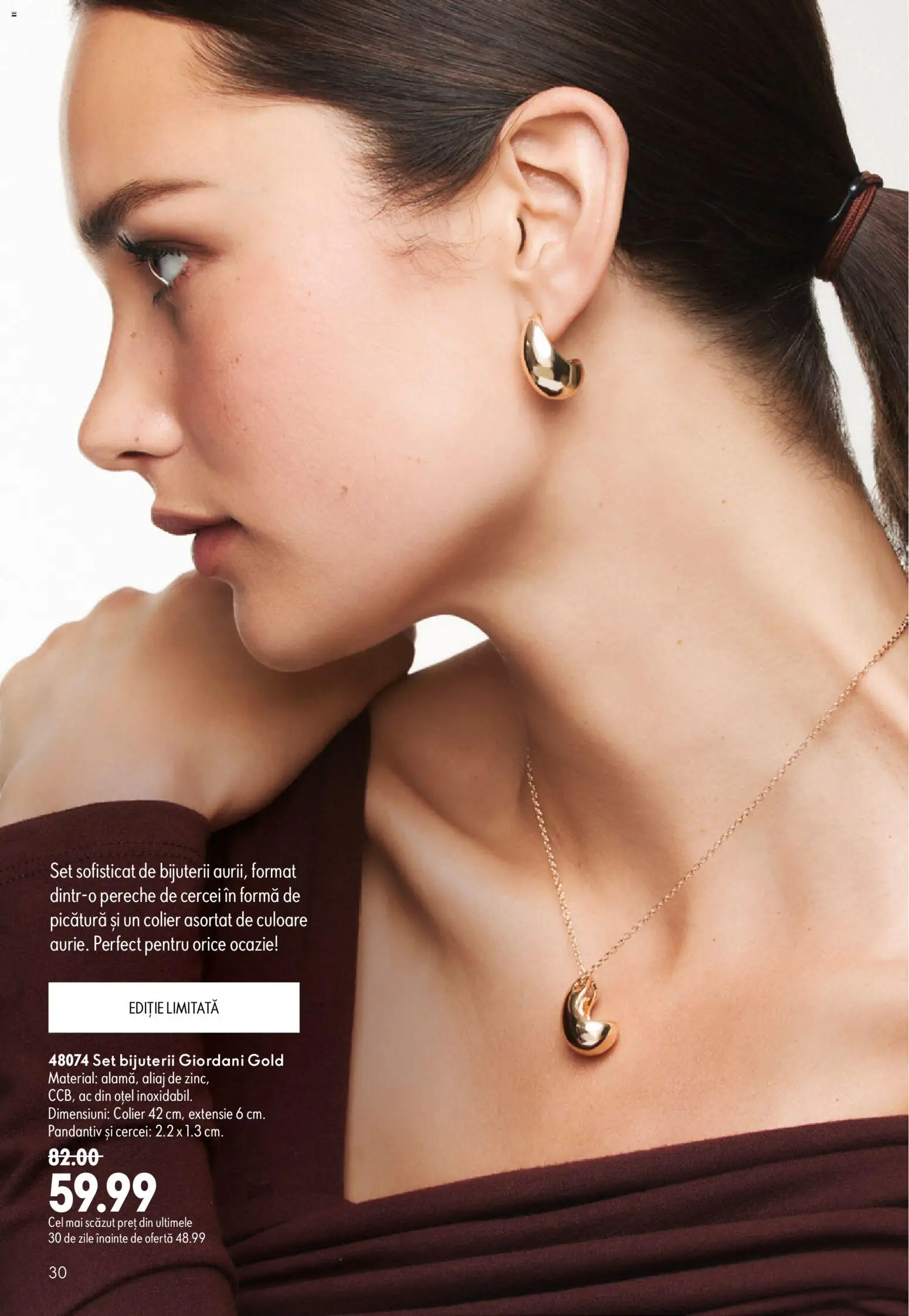 Catalog Oriflame 17 Iunie - 6 Iulie 2026 | Pagina 30 | Produse: Cercei, Colier