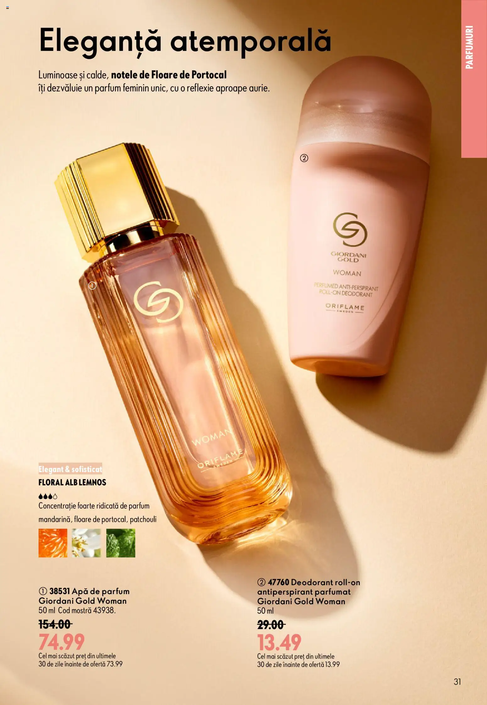 Catalog Oriflame 17 Iunie - 6 Iulie 2026 | Pagina 31 | Produse: Apă de parfum, Parfum, Deodorant, Antiperspirant