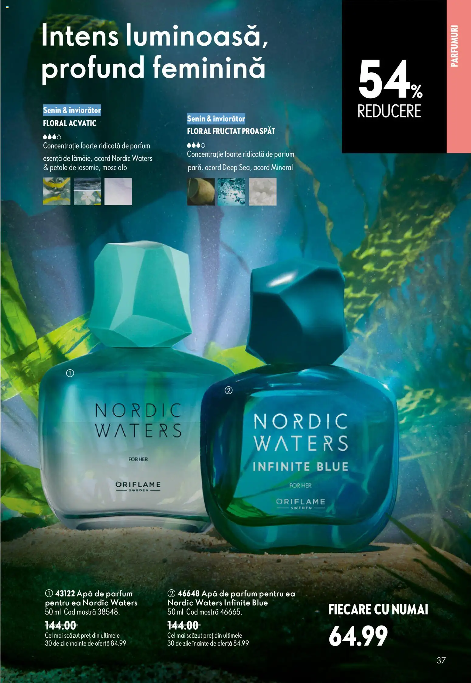 Catalog Oriflame 17 Iunie - 6 Iulie 2026 | Pagina 37 | Produse: Apă de parfum, Parfum, Apă