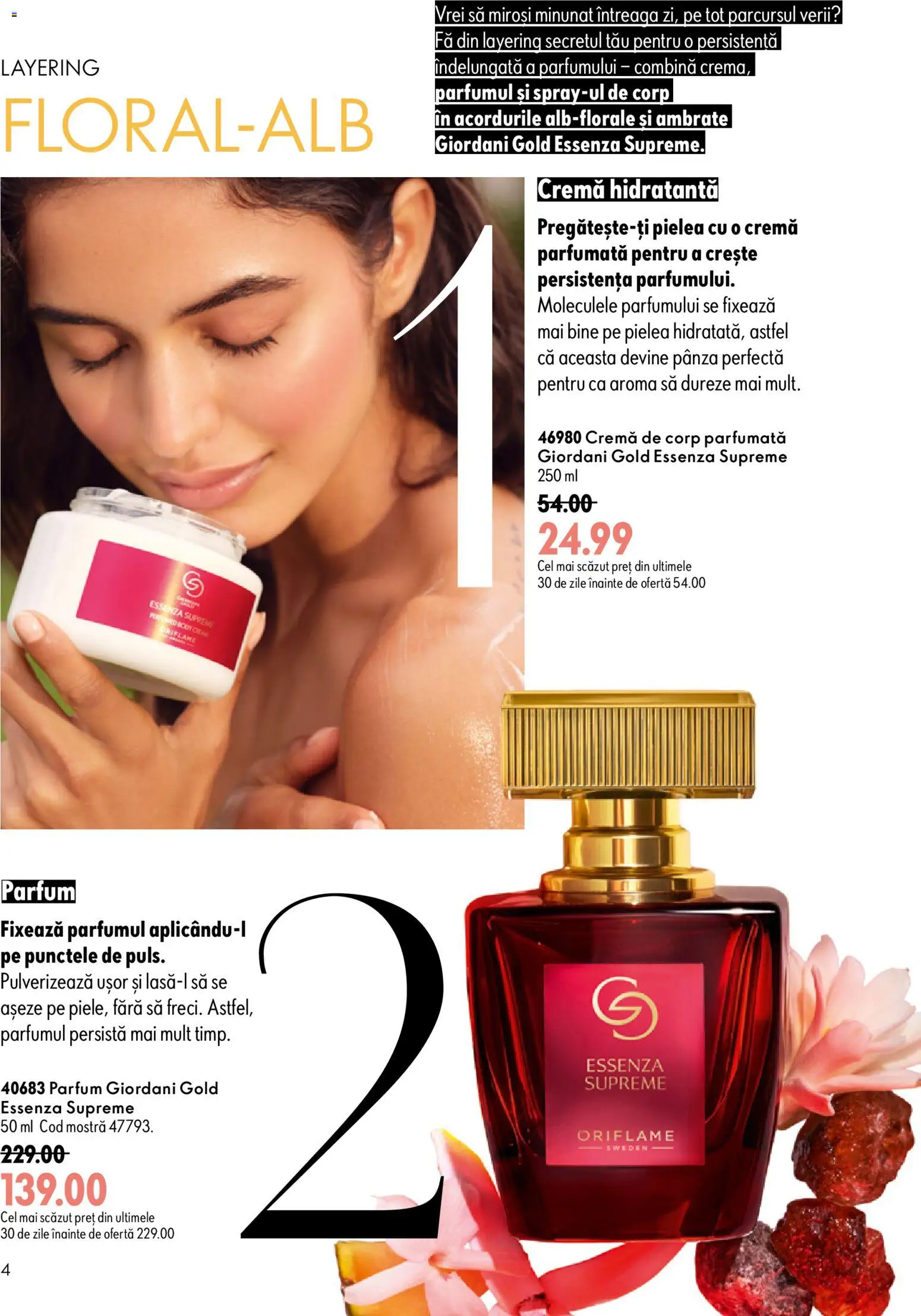 Catalog Oriflame 17 Iunie - 6 Iulie 2026 | Pagina 4 | Produse: Arapsaçı, Parfum, Cremă, Cremă de corp