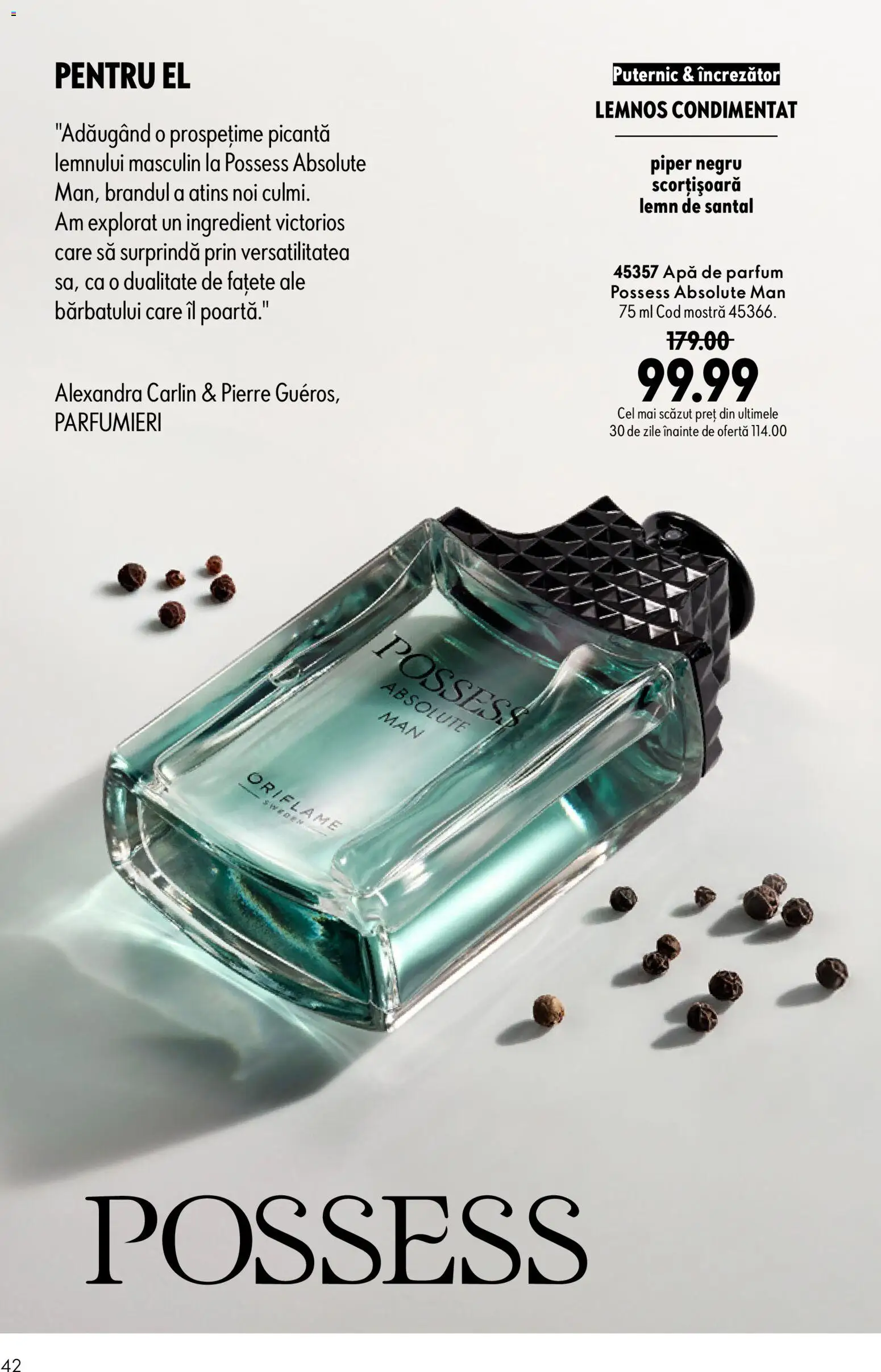 Catalog Oriflame 17 Iunie - 6 Iulie 2026 | Pagina 42 | Produse: Apă de parfum, Parfum, Apă, Piper