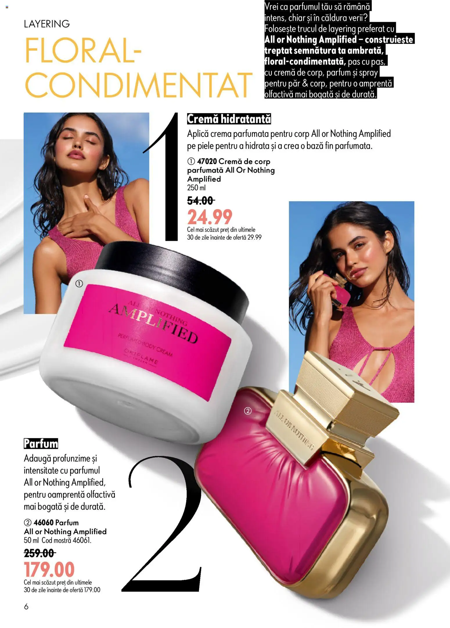 Catalog Oriflame 17 Iunie - 6 Iulie 2026 | Pagina 6 | Produse: Body, Arapsaçı, Parfum, Cremă