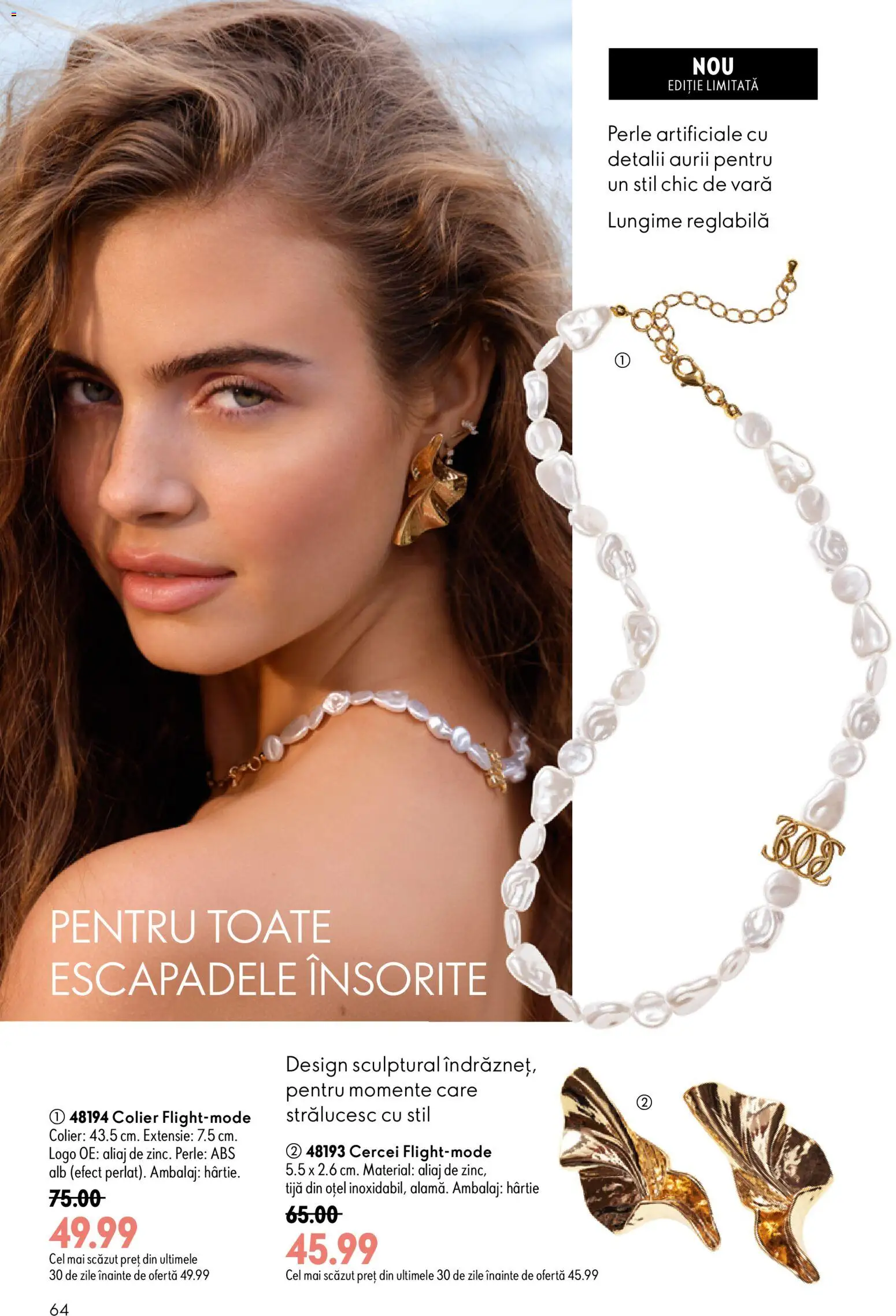 Catalog Oriflame 17 Iunie - 6 Iulie 2026 | Pagina 64 | Produse: Cercei, Colier, Akrilik boya