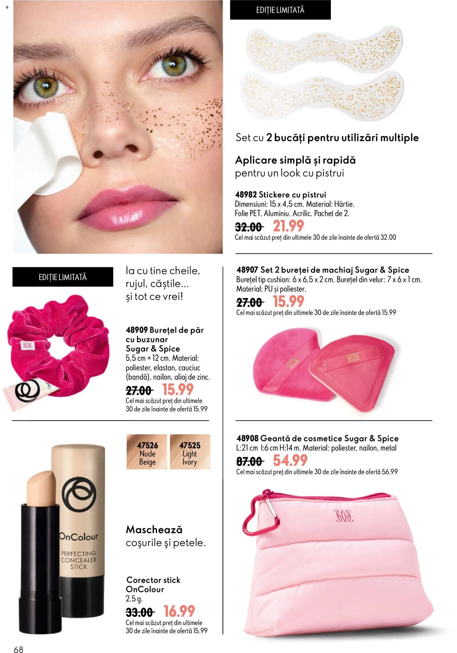 Catalog Oriflame 17 Iunie - 6 Iulie 2026 | Pagina 68 | Produse: Geantă, Machiaj, Concealer
