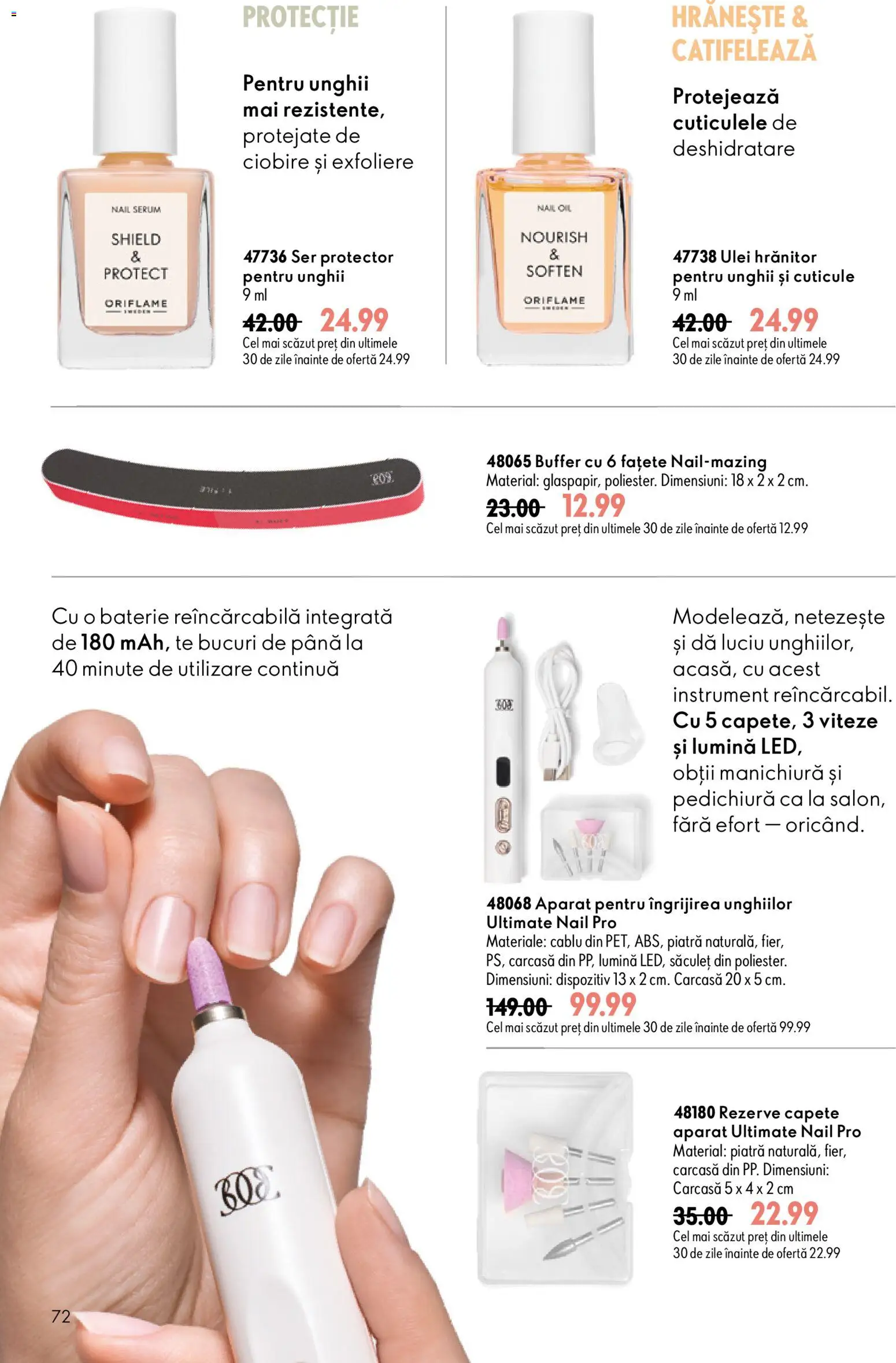 Catalog Oriflame 17 Iunie - 6 Iulie 2026 | Pagina 72 | Produse: Tavuk suyu, Cablu, Carcasă, Baterie