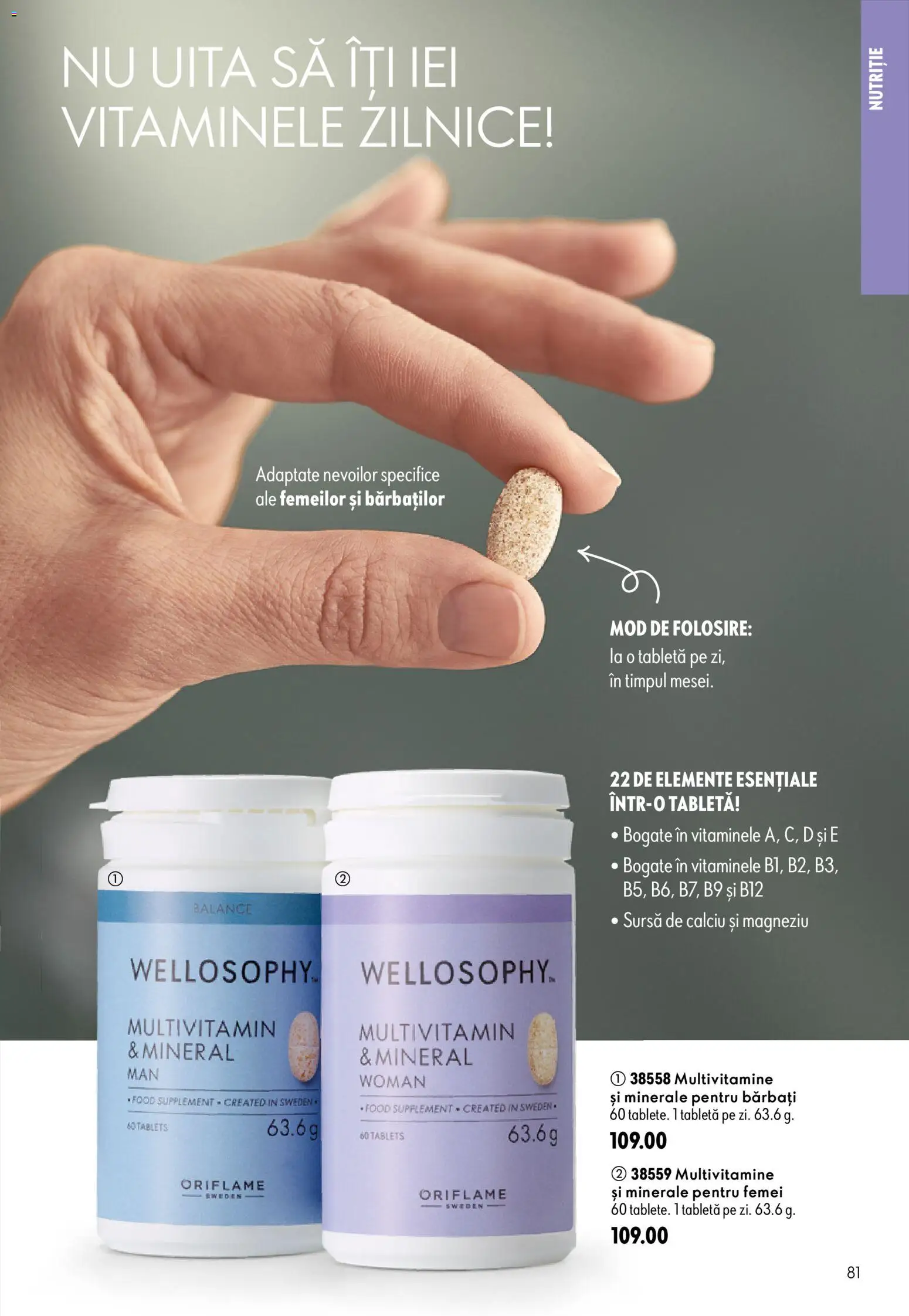 Catalog Oriflame 17 Iunie - 6 Iulie 2026 | Pagina 81 | Produse: Tabletă