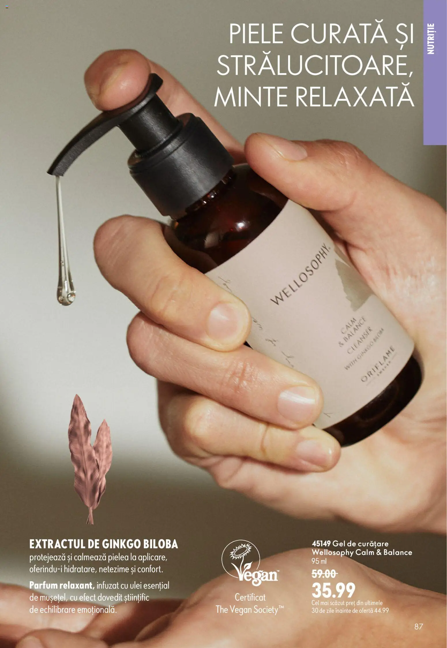 Catalog Oriflame 17 Iunie - 6 Iulie 2026 | Pagina 87 | Produse: Gel de curățare, Parfum, Ulei