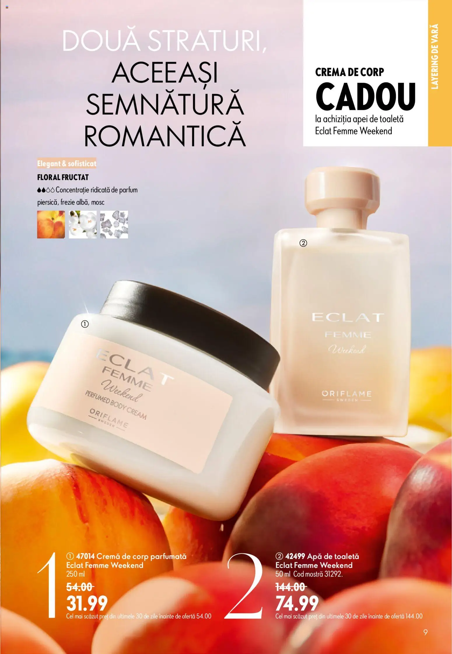Catalog Oriflame 17 Iunie - 6 Iulie 2026 | Pagina 9 | Produse: Apă de toaletă, Cremă, Cremă de corp, Apă