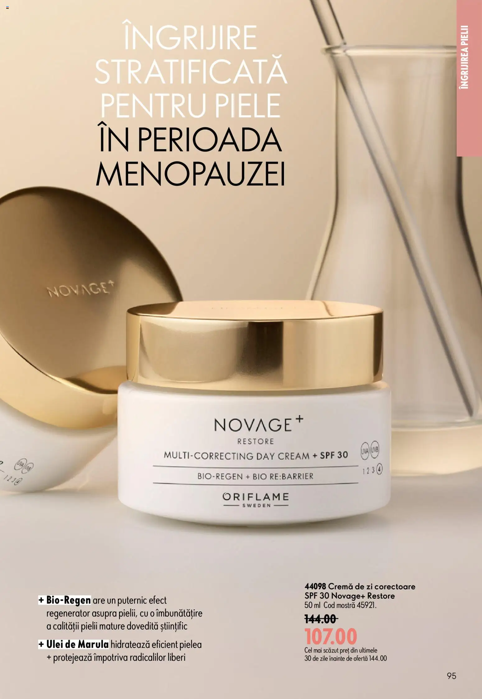 Catalog Oriflame 17 Iunie - 6 Iulie 2026 | Pagina 95 | Produse: Şerit ödül, Cremă de zi, Cremă, Ulei
