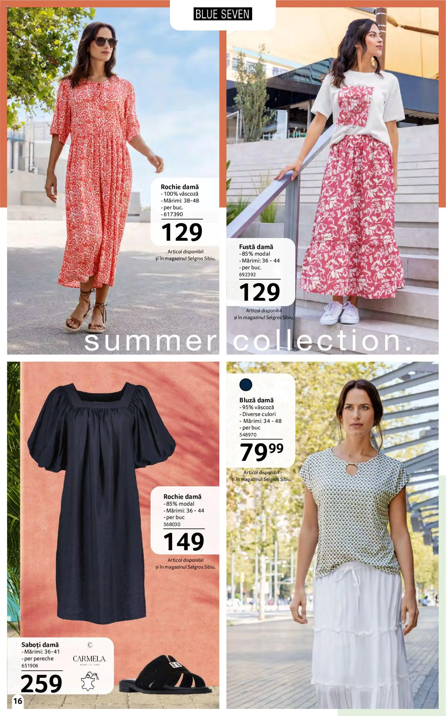 Catalog Selgros 15 Mai - 10 Iunie 2026 | Pagina 16 | Produse: Rochie, Bluză