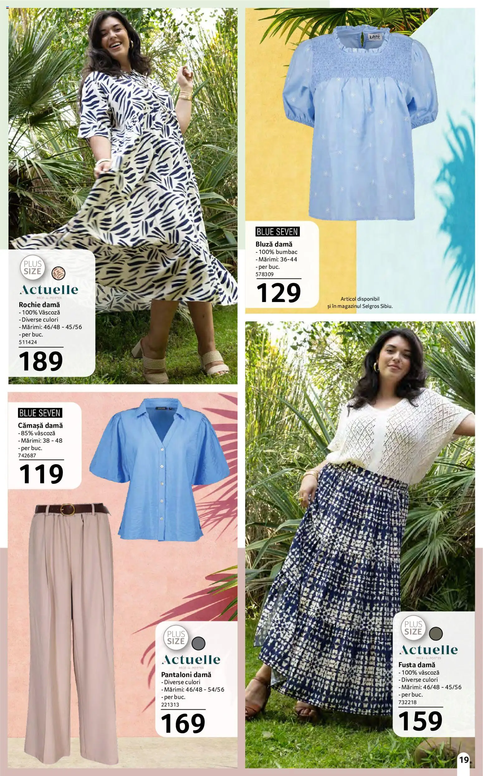 Catalog Selgros 15 Mai - 10 Iunie 2026 | Pagina 19 | Produse: Rochie, Bluză, Pantaloni
