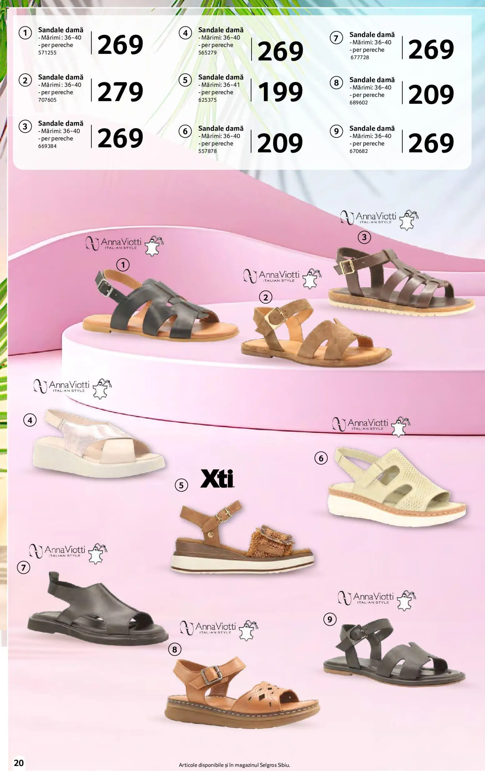 Catalog Selgros 15 Mai - 10 Iunie 2026 | Pagina 20 | Produse: Delgeç, Sandale
