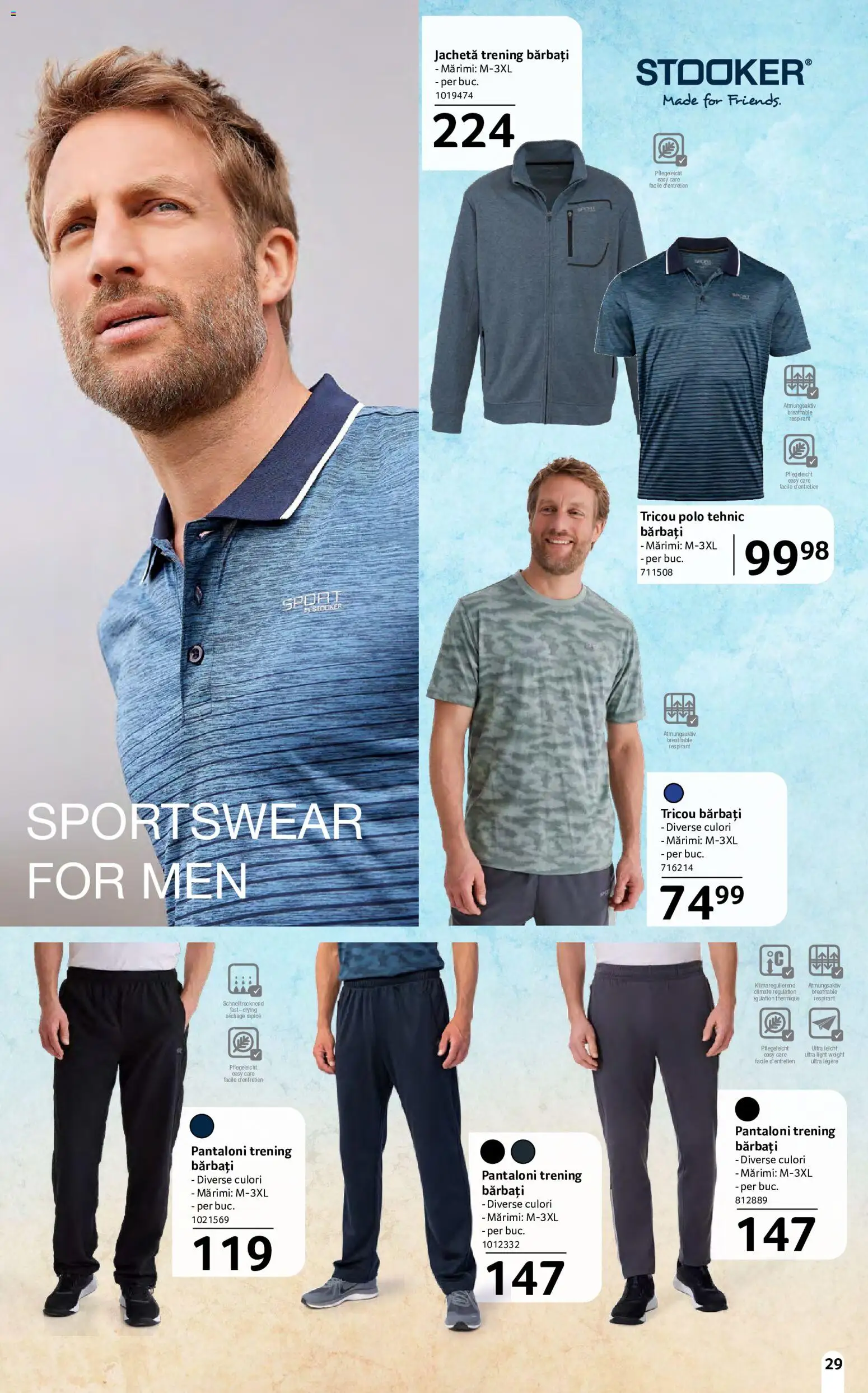 Catalog Selgros 15 Mai - 10 Iunie 2026 | Pagina 29 | Produse: Jachetă, Deri ve Tüy Bakımı, Tricou, Pantaloni