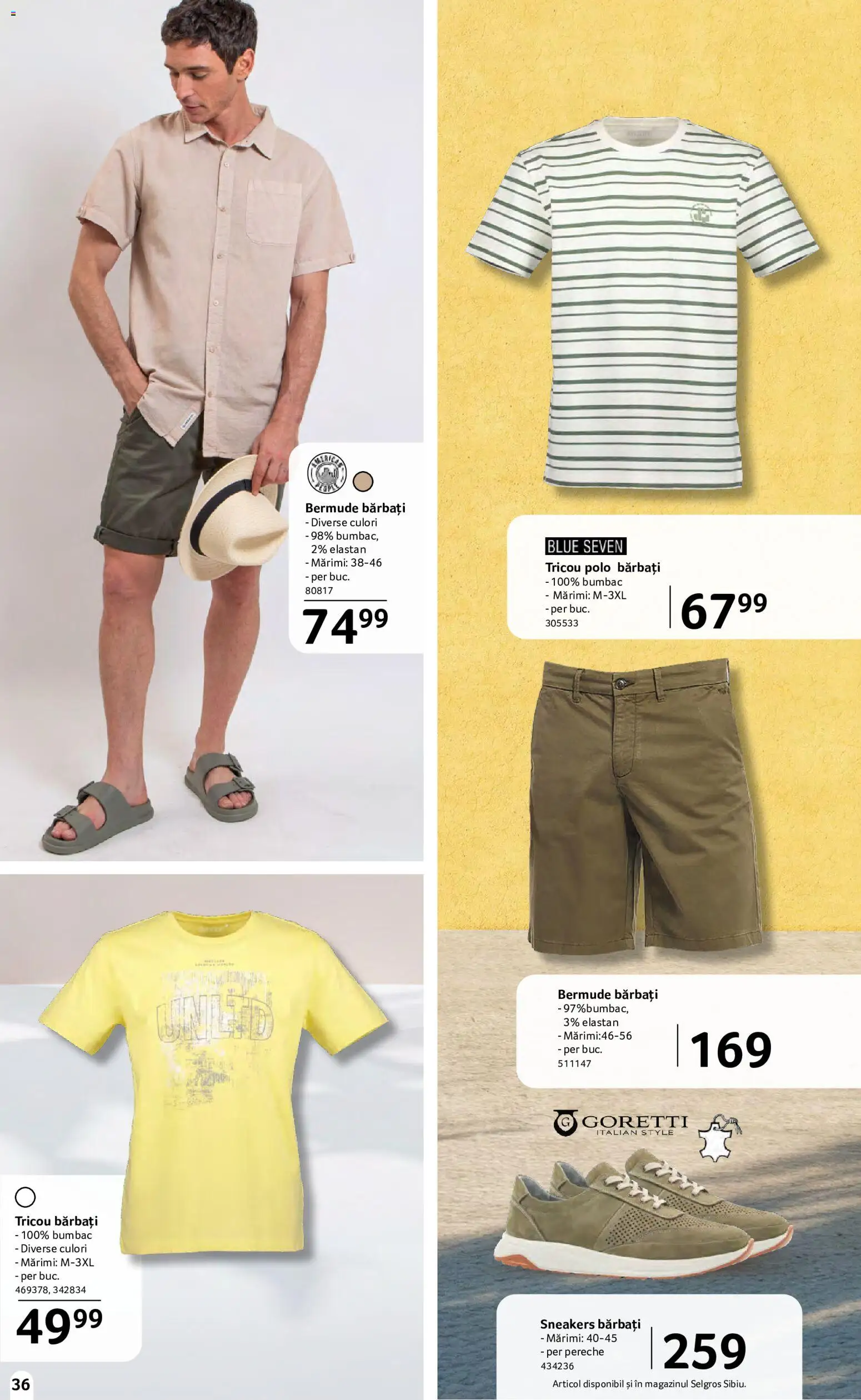 Catalog Selgros 15 Mai - 10 Iunie 2026 | Pagina 36 | Produse: Delgeç, Tricou