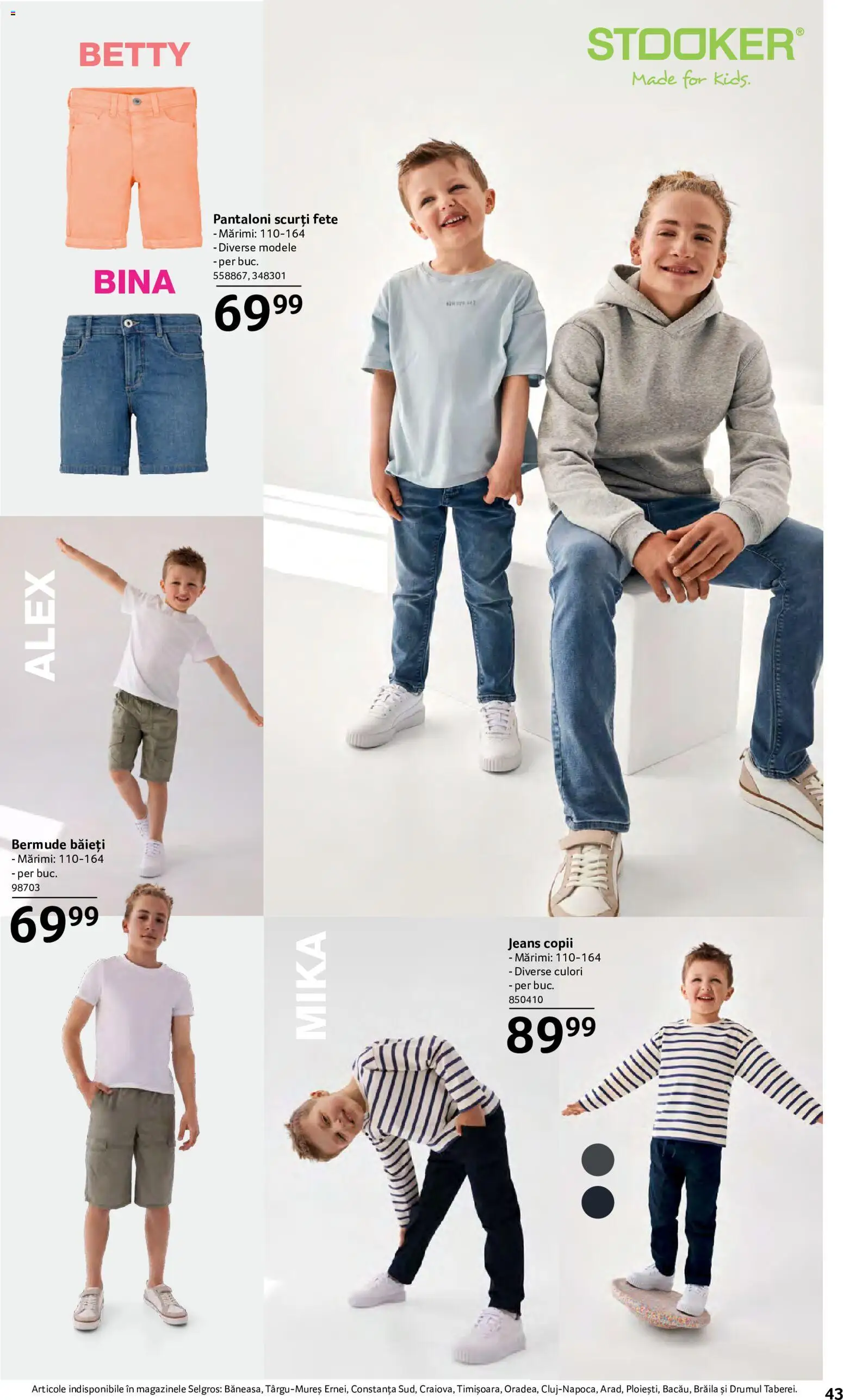 Catalog Selgros 15 Mai - 10 Iunie 2026 | Pagina 43 | Produse: Pantaloni, Pantaloni scurți