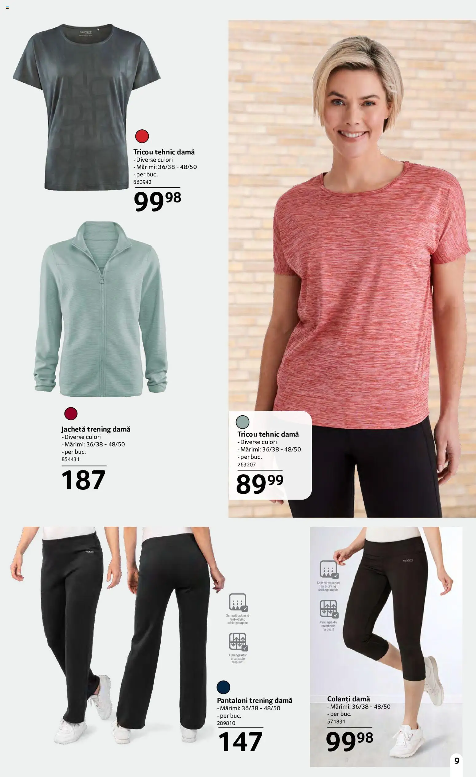 Catalog Selgros 15 Mai - 10 Iunie 2026 | Pagina 9 | Produse: Jachetă, Trening, Tricou, Pantaloni