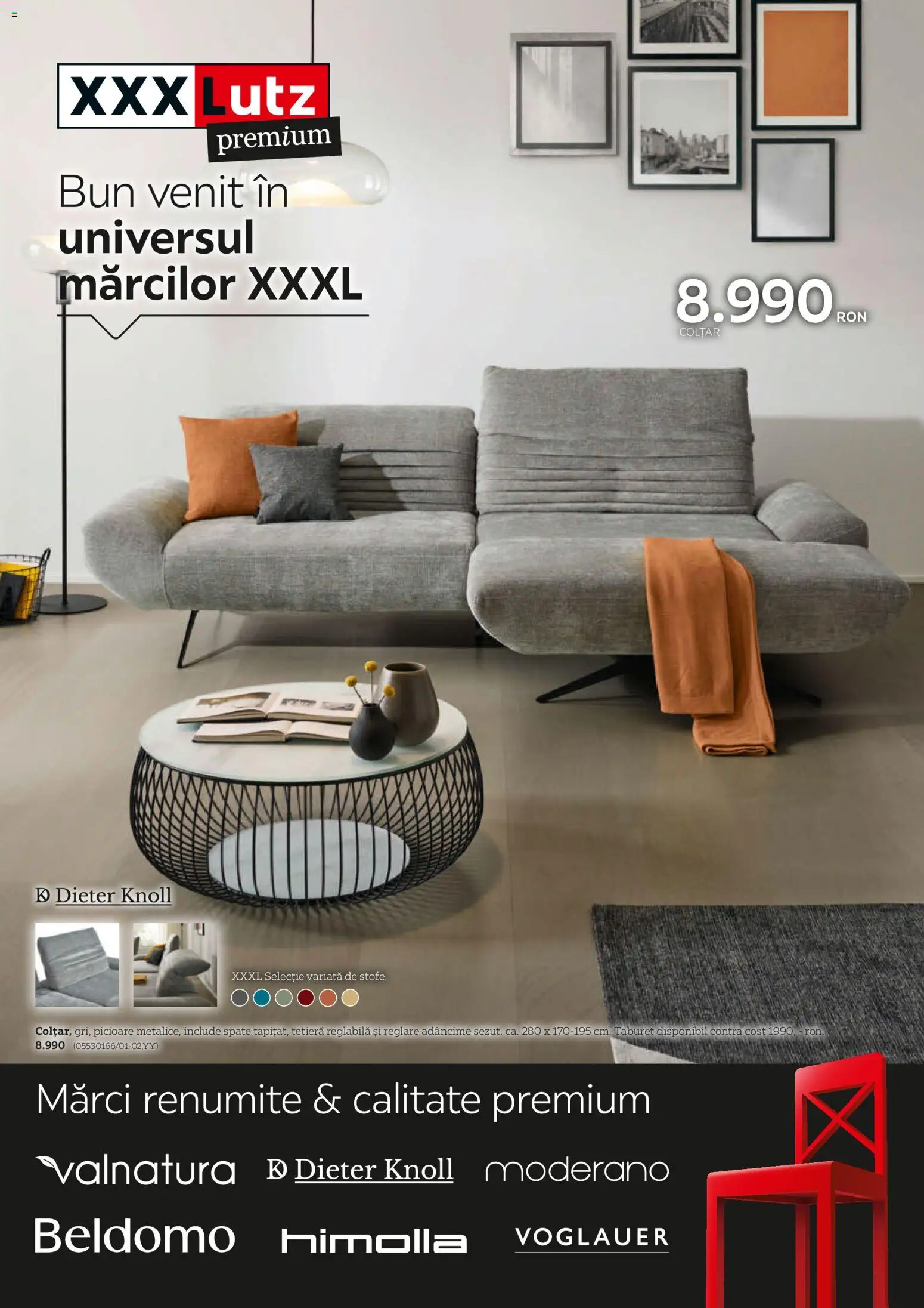 Catalog XXXLutz 14 Mai - 30 Decembrie 2026 | Pagina 1 | Produse: Colțar