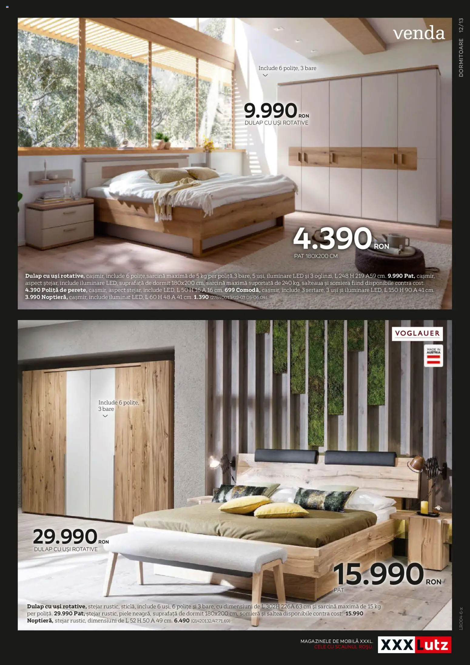 Catalog XXXLutz 14 Mai - 30 Decembrie 2026 | Pagina 13 | Produse: Pat, Saltea, Babak