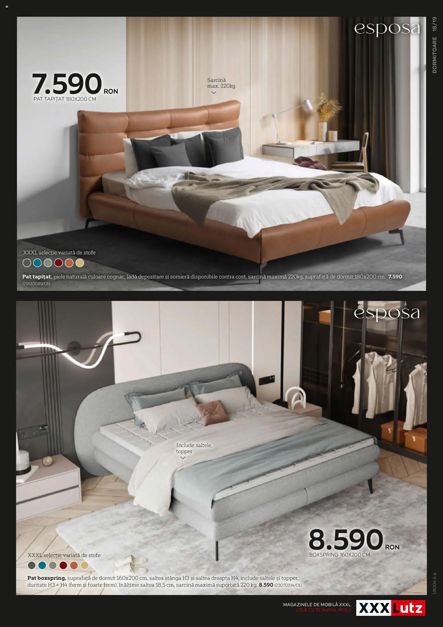 Catalog XXXLutz 14 Mai - 30 Decembrie 2026 | Pagina 19 | Produse: Pat, Saltea, Topper