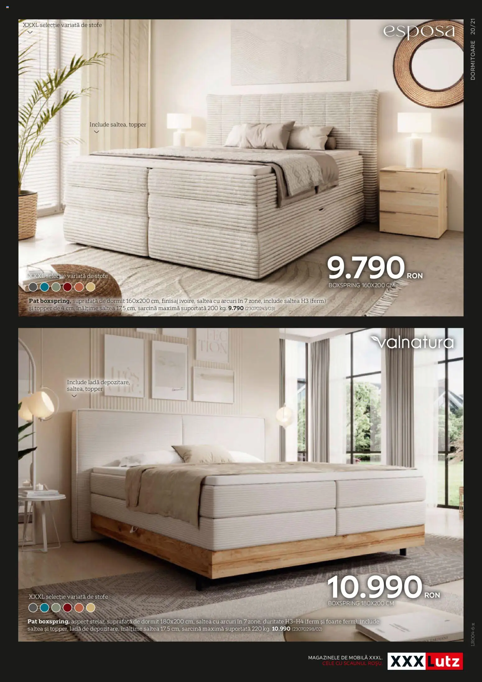 Catalog XXXLutz 14 Mai - 30 Decembrie 2026 | Pagina 21 | Produse: Pat, Saltea, Topper