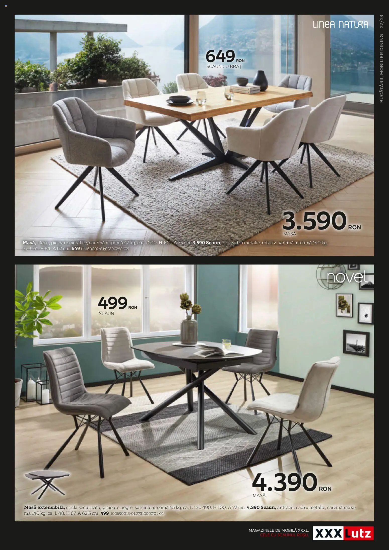 Catalog XXXLutz 14 Mai - 30 Decembrie 2026 | Pagina 23 | Produse: Masă, Scaun