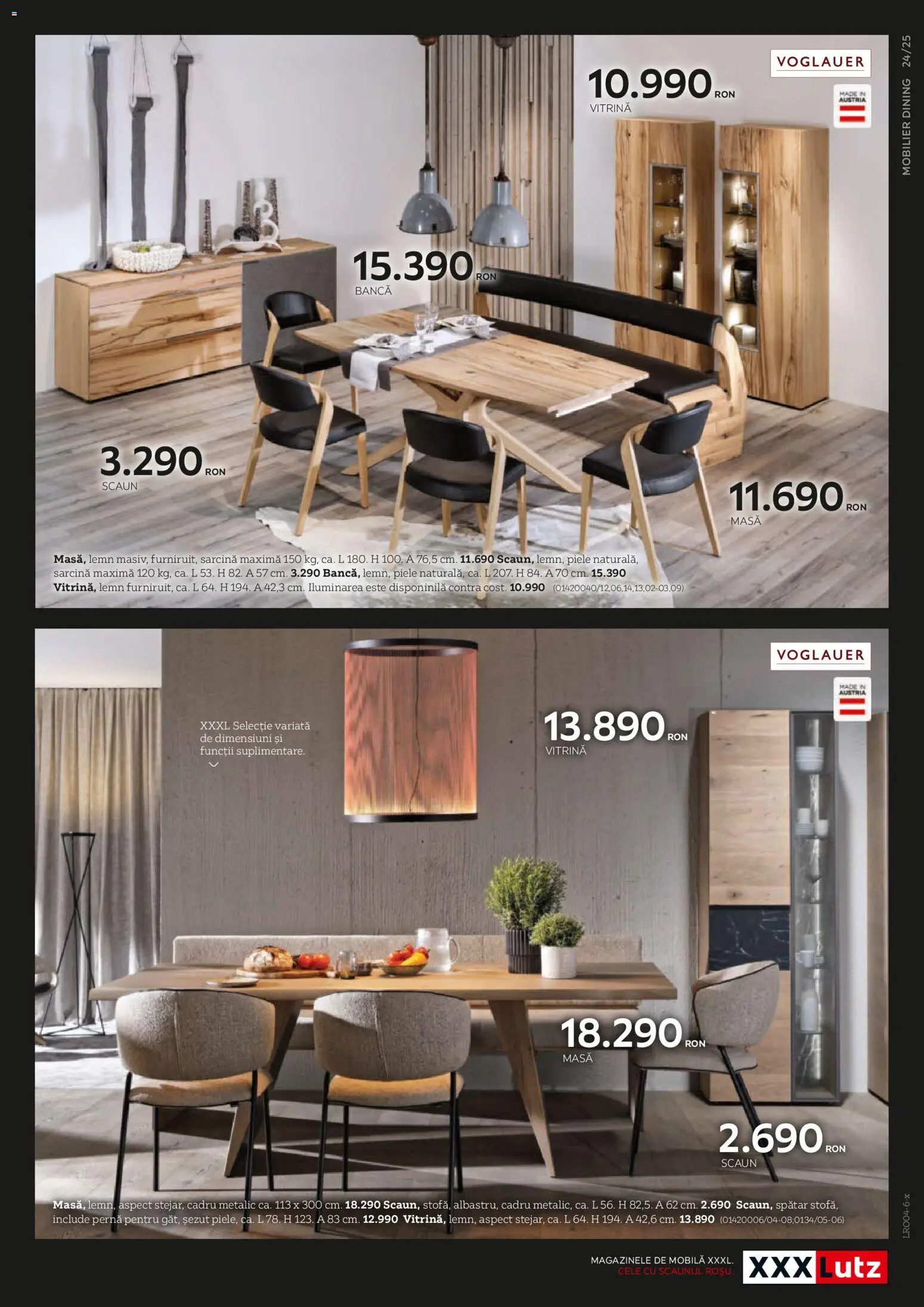 Catalog XXXLutz 14 Mai - 30 Decembrie 2026 | Pagina 25 | Produse: Pernă, Masă, Scaun, Bancă