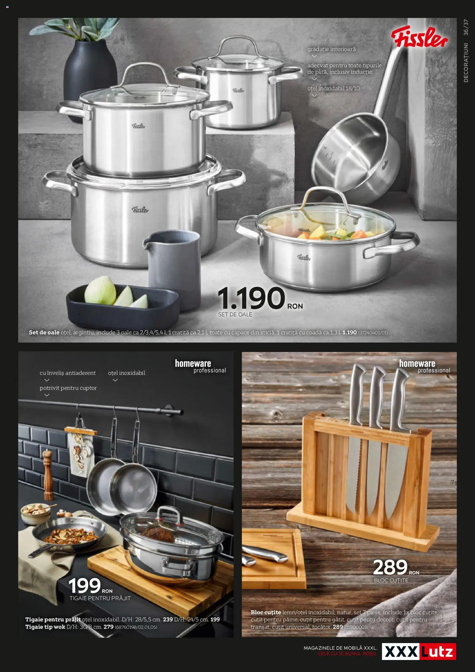 Catalog XXXLutz 14 Mai - 30 Decembrie 2026 | Pagina 37 | Produse: Cuptor, Tigaie, Cratiță, Cuțit