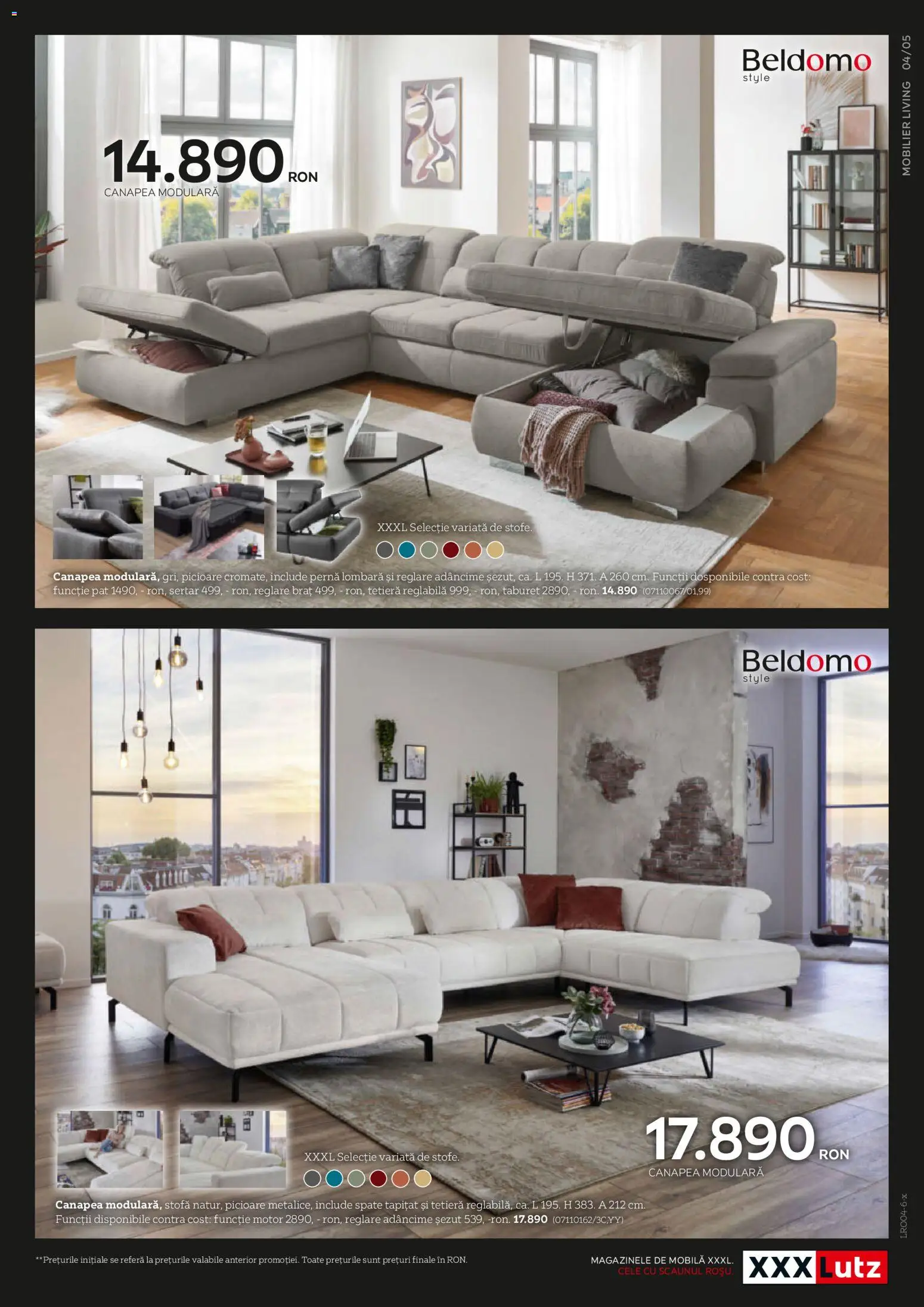 Catalog XXXLutz 14 Mai - 30 Decembrie 2026 | Pagina 5 | Produse: Delgeç, Pat, Pernă, Canapea