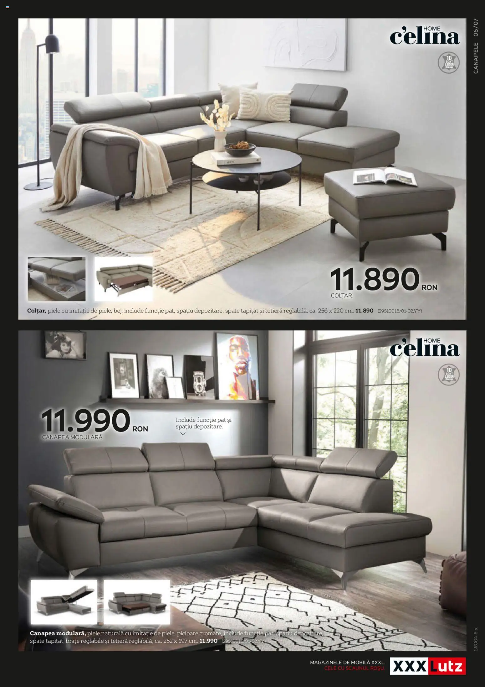 Catalog XXXLutz 14 Mai - 30 Decembrie 2026 | Pagina 7 | Produse: Pat, Canapea, Colțar