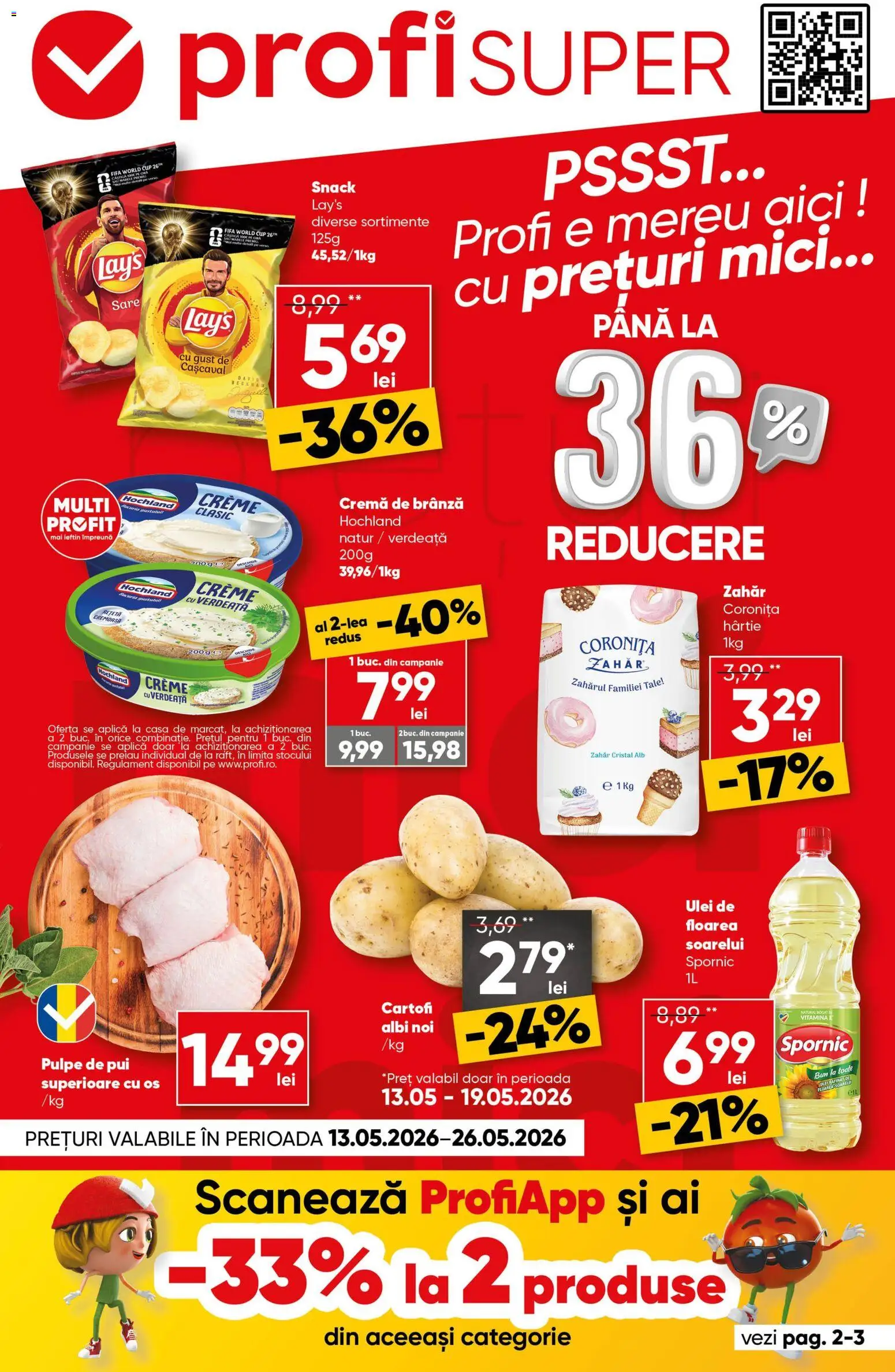 Catalog Profi 13 - 25 Mai 2026 | Pagina 1 | Produse: Brânză, Cremă, Cremă de brânză, Sare