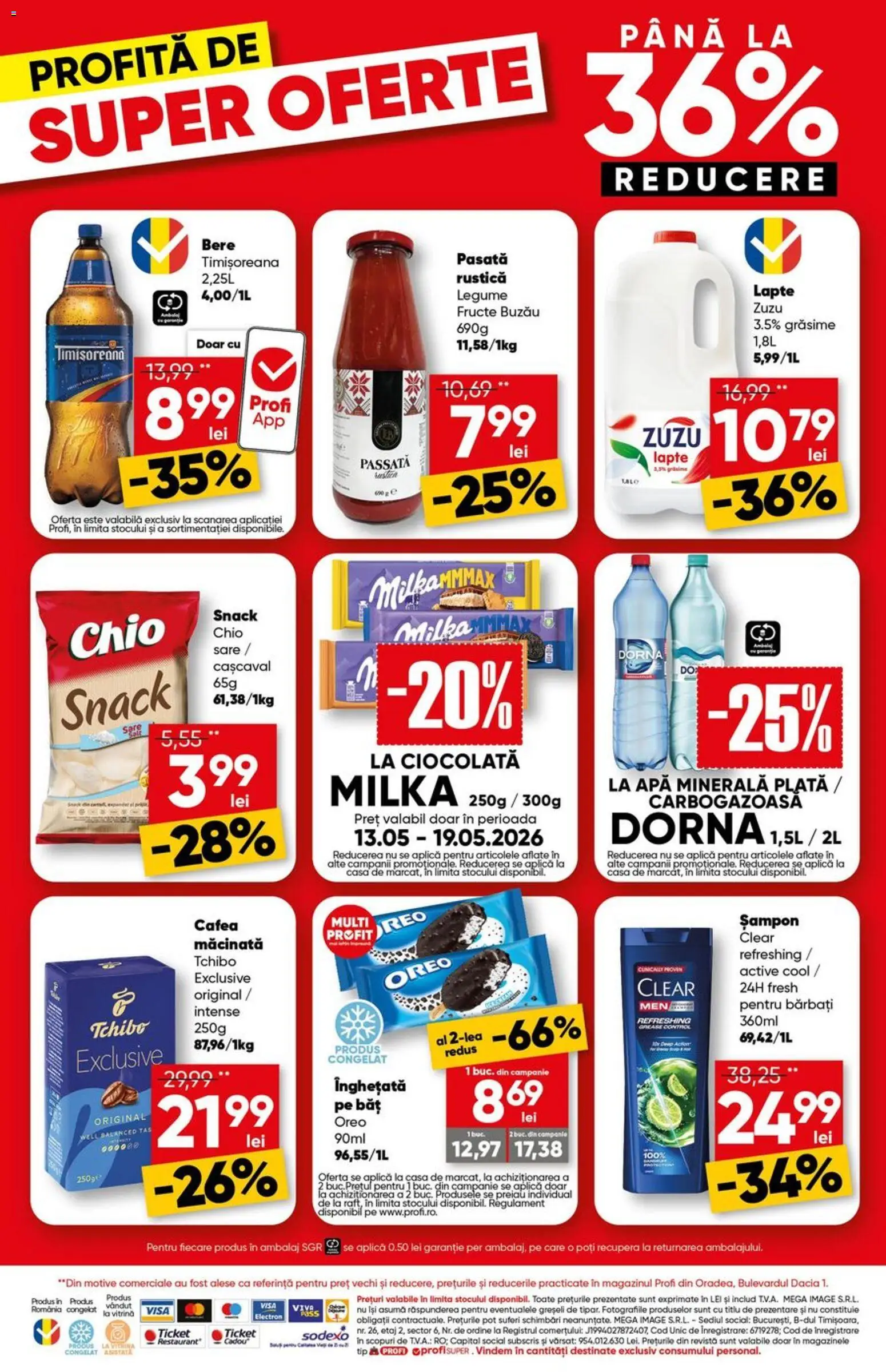 Catalog Profi 13 - 25 Mai 2026 | Pagina 16 | Produse: Lapte, Ciocolată, Bere, Sare