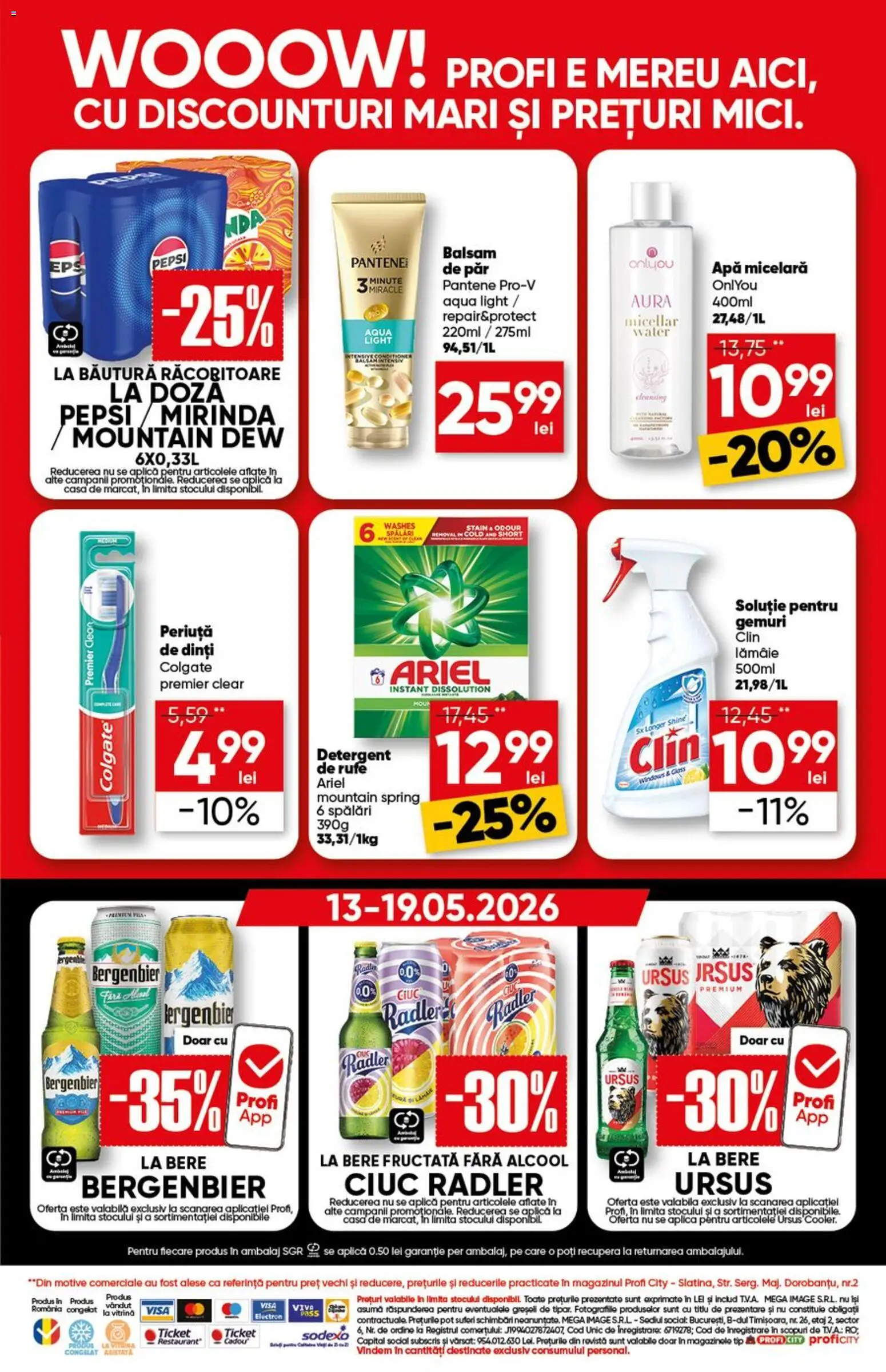 Catalog Profi 13 - 25 Mai 2026 | Pagina 9 | Produse: Pomelo, Bere, Apă, Lămâie
