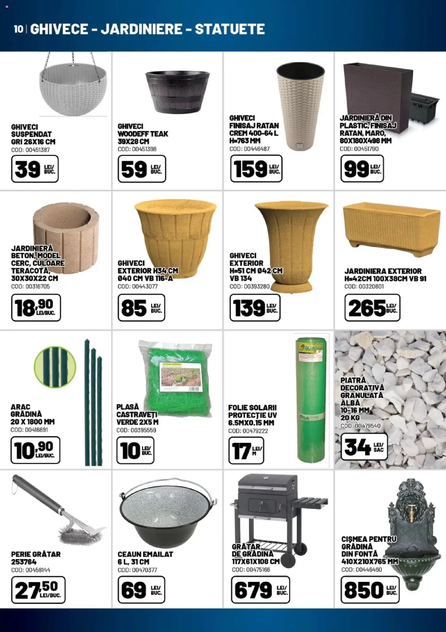 Catalog Ambient 26 Mai - 29 Iunie 2026 | Pagina 10 | Produse: Grătar, Ghiveci, Perie, Castraveți