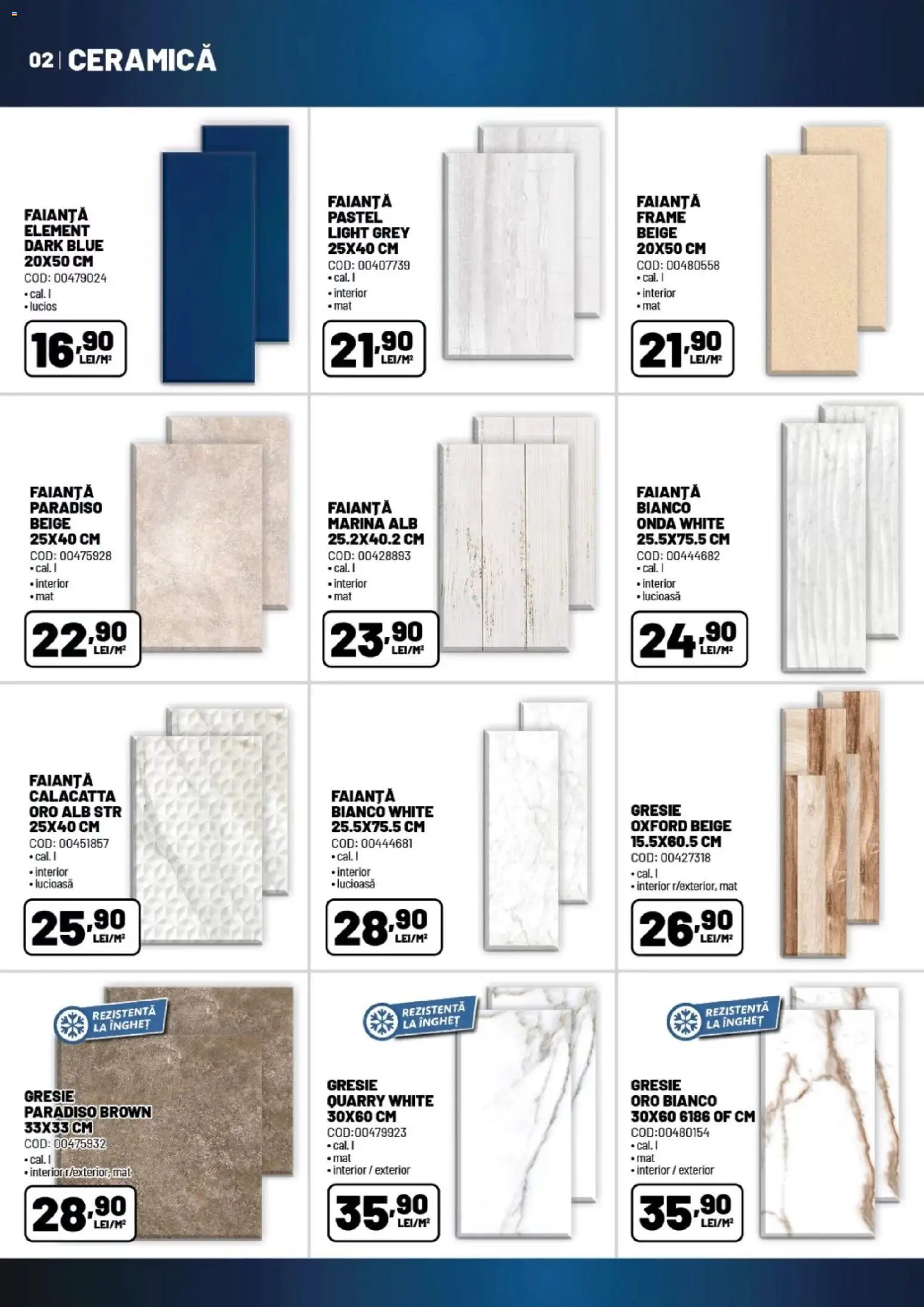 Catalog Ambient 26 Mai - 29 Iunie 2026 | Pagina 2 | Produse: Faianță, Gresie