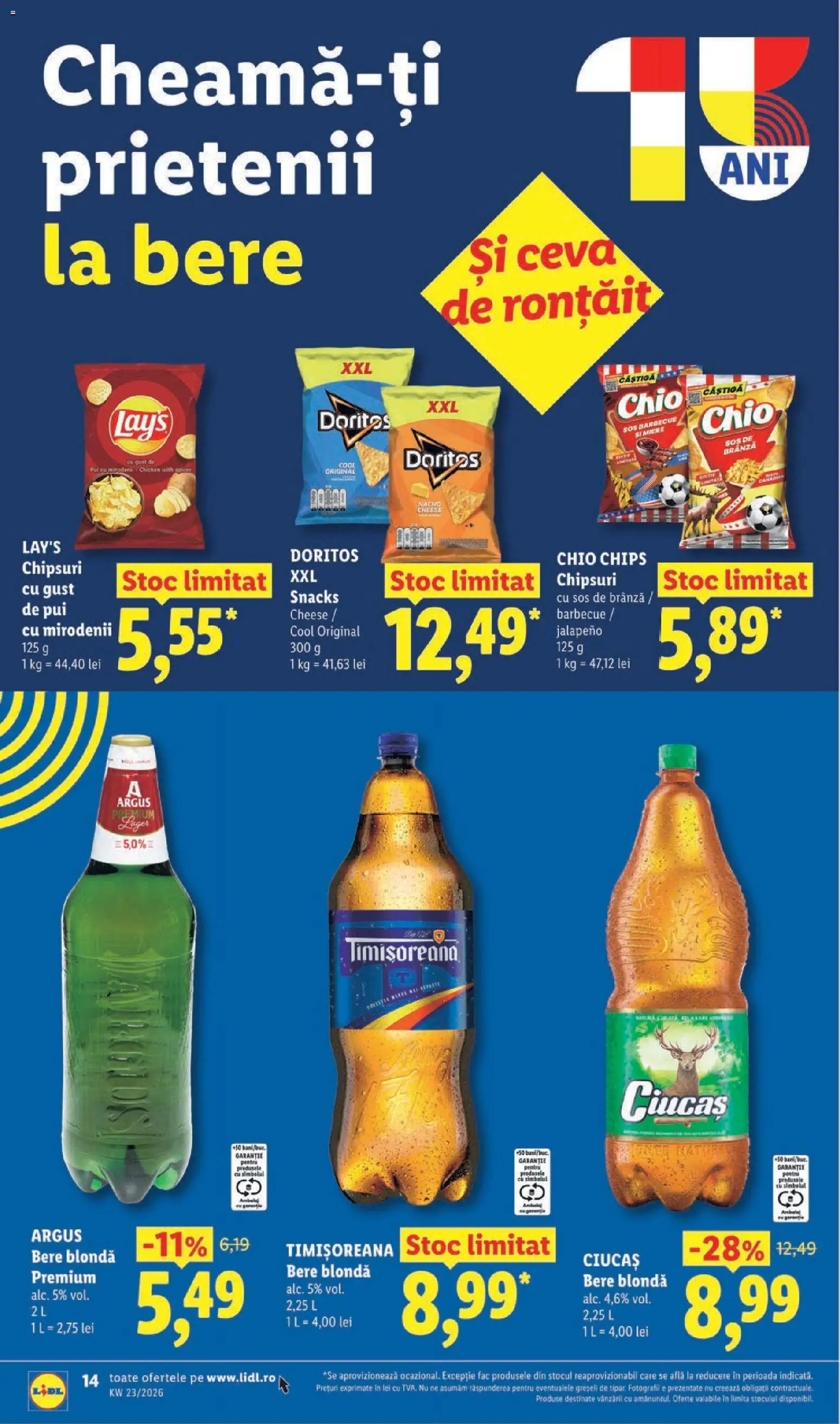 Catalog LIDL 1 - 6 Iunie 2026 | Pagina 14 | Produse: Hacıyatmaz Kedi Oyuncağı, Bere, Chipsuri, Sos