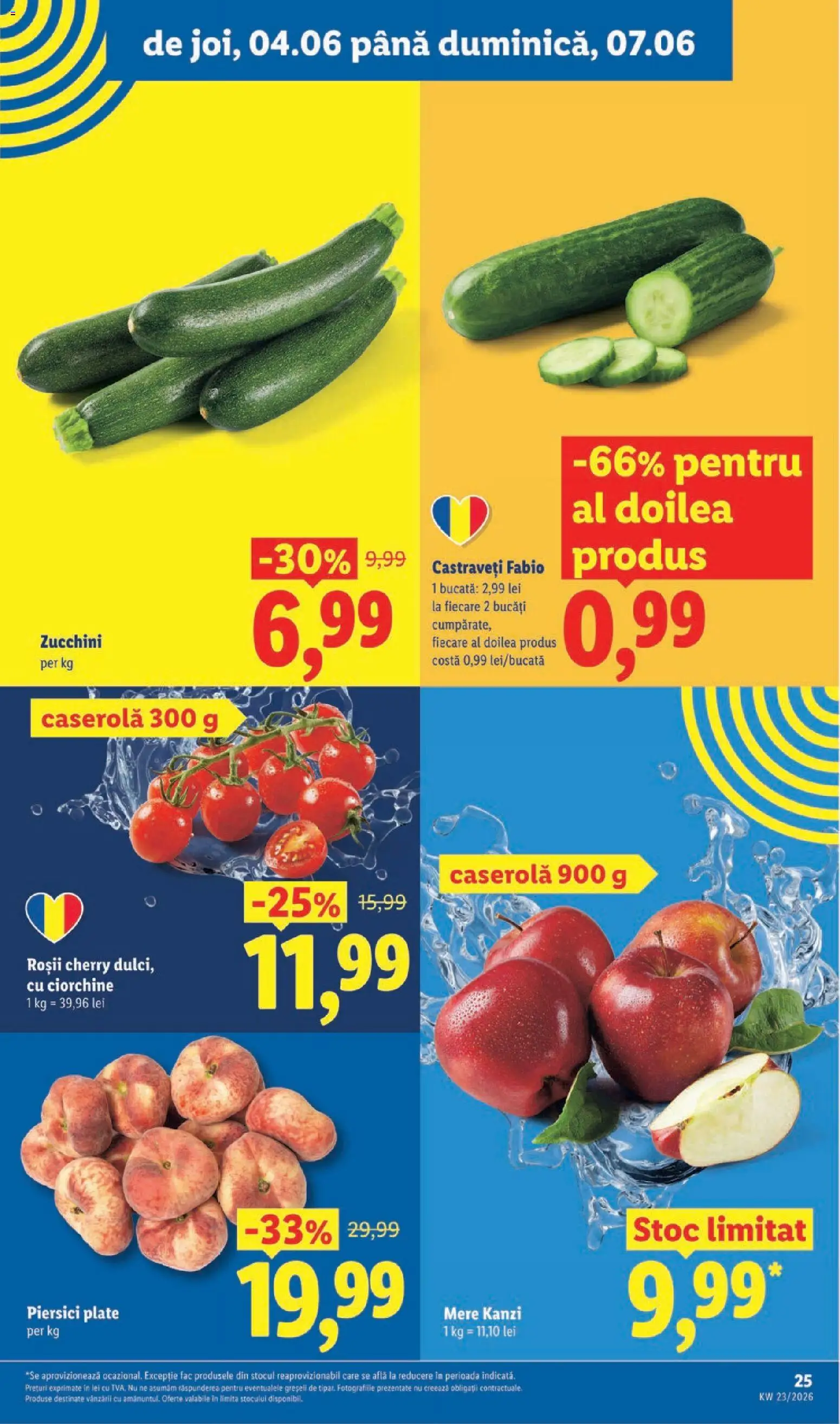 Catalog LIDL 1 - 6 Iunie 2026 | Pagina 25 | Produse: Mere, Roșii, Castraveți