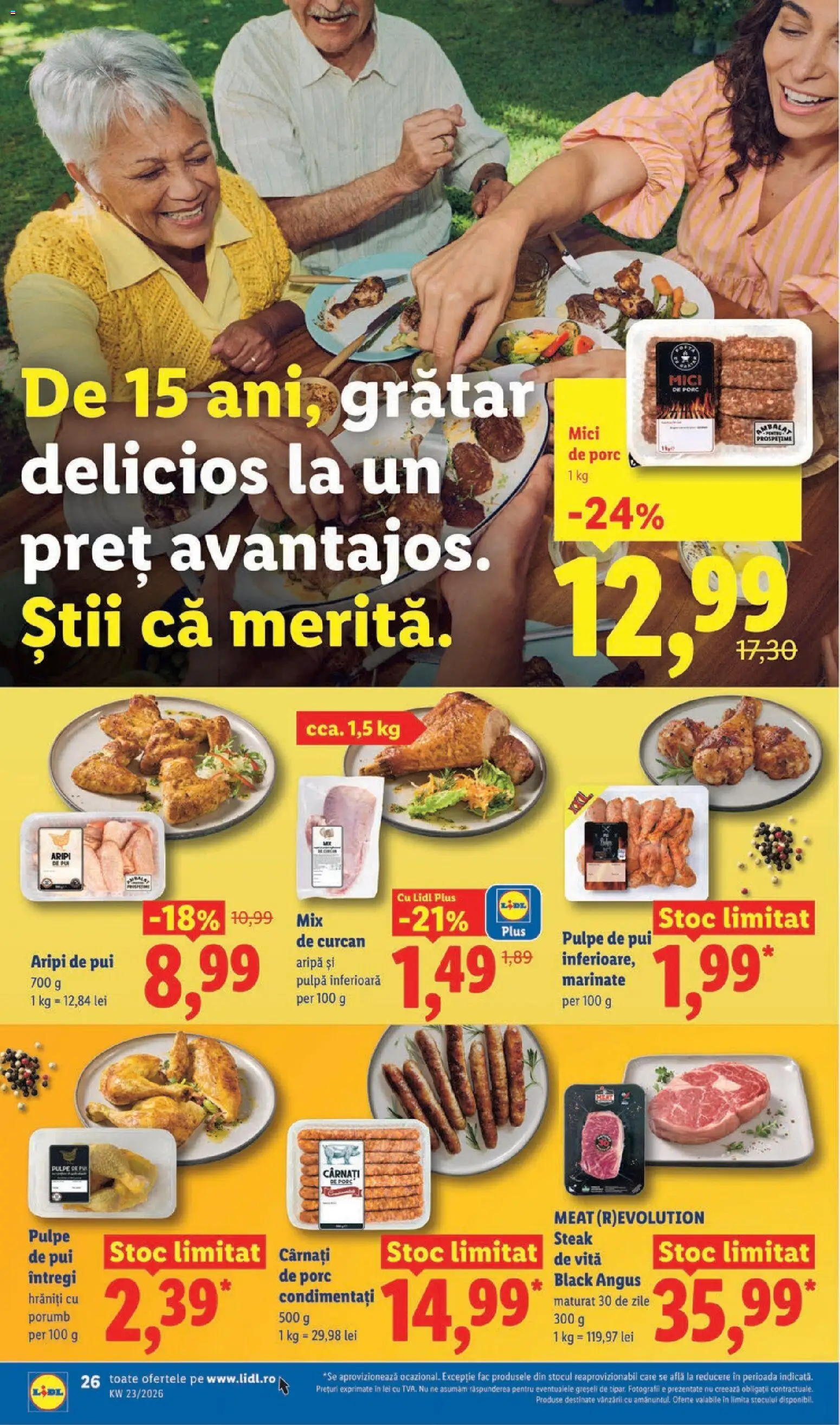 Catalog LIDL 1 - 6 Iunie 2026 | Pagina 26 | Produse: Grătar, Hacıyatmaz Kedi Oyuncağı, Mici, Cârnați