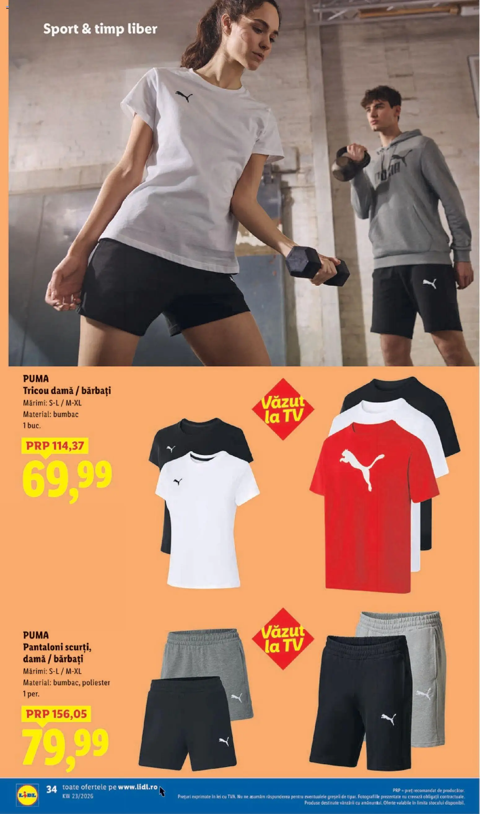 Catalog LIDL 1 - 6 Iunie 2026 | Pagina 34 | Produse: Tricou, Pantaloni