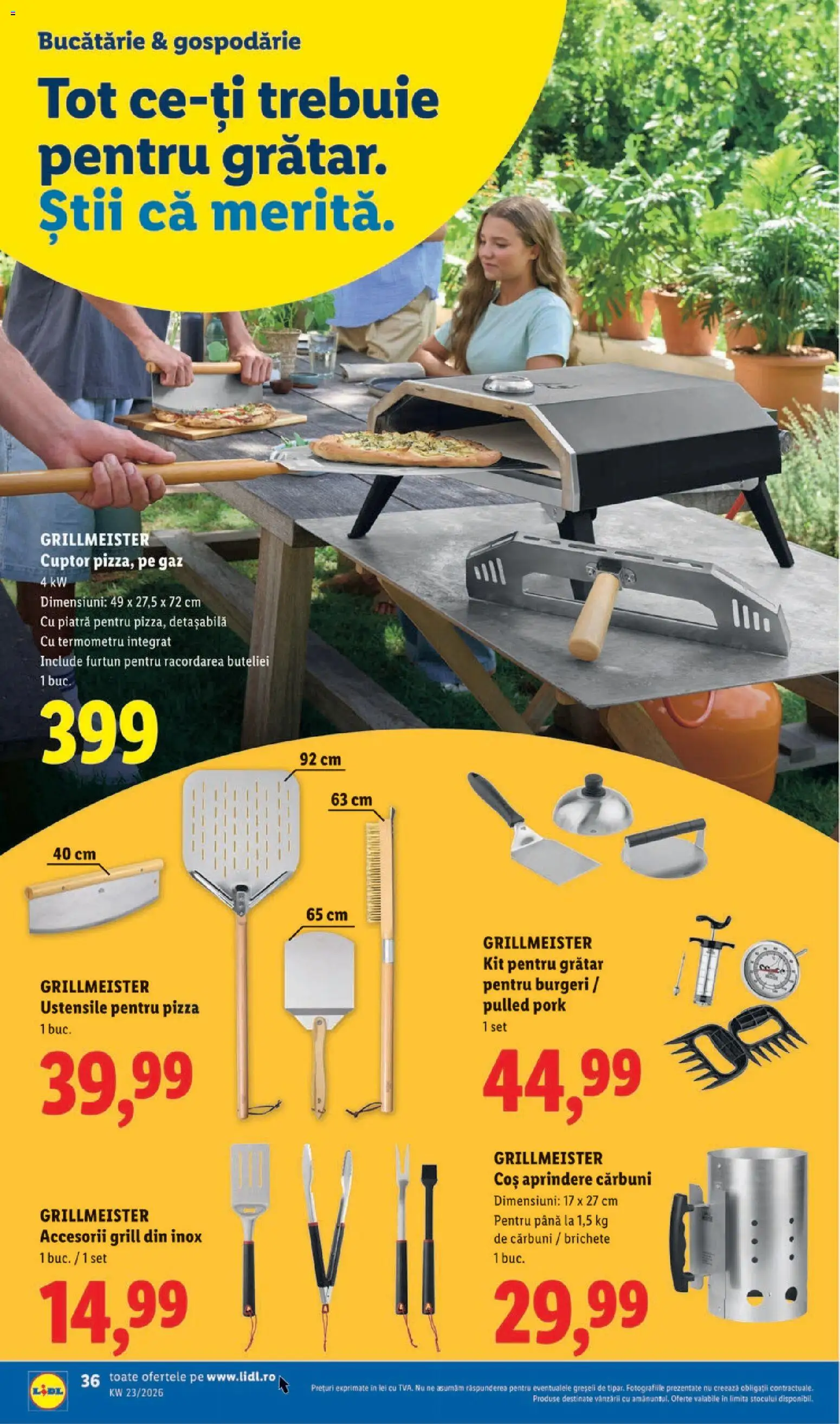 Catalog LIDL 1 - 6 Iunie 2026 | Pagina 36 | Produse: Termometru, Grătar, Coș, Soğanlar