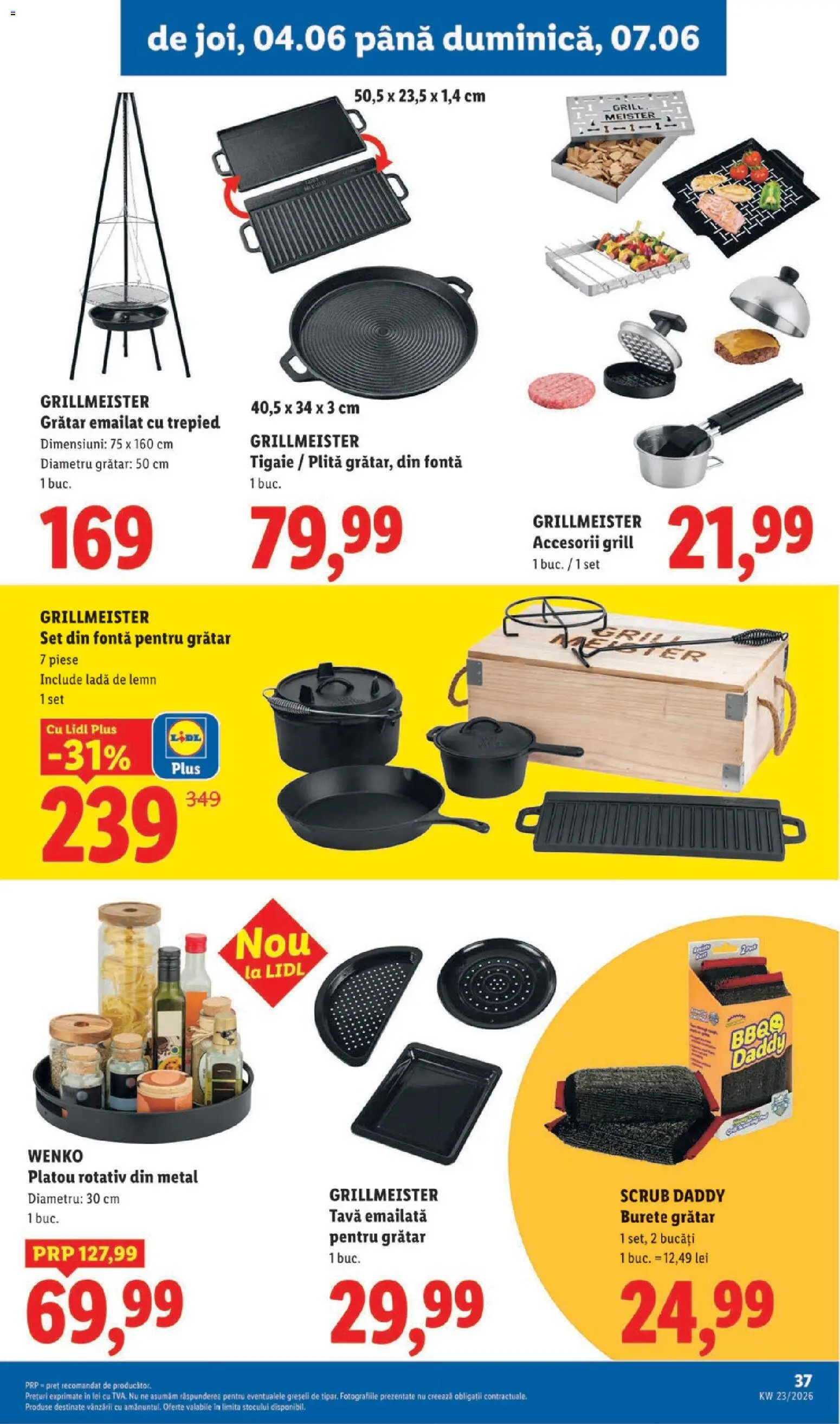 Catalog LIDL 1 - 6 Iunie 2026 | Pagina 37 | Produse: Scrub, Tigaie, Grill, Burete