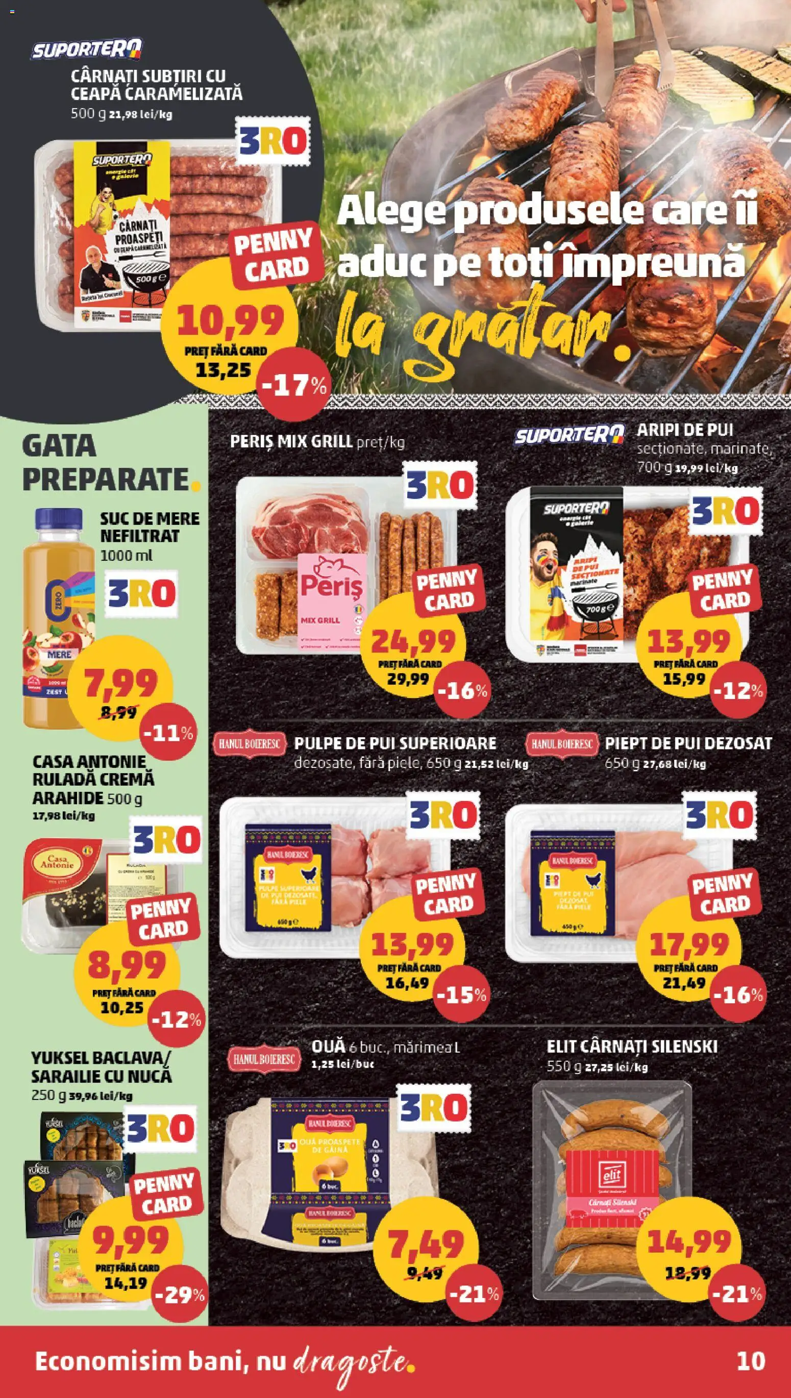 Catalog PENNY Market 27 Mai - 1 Iunie 2026 | Pagina 10 | Produse: Pară, Grill, Suc, Cârnați