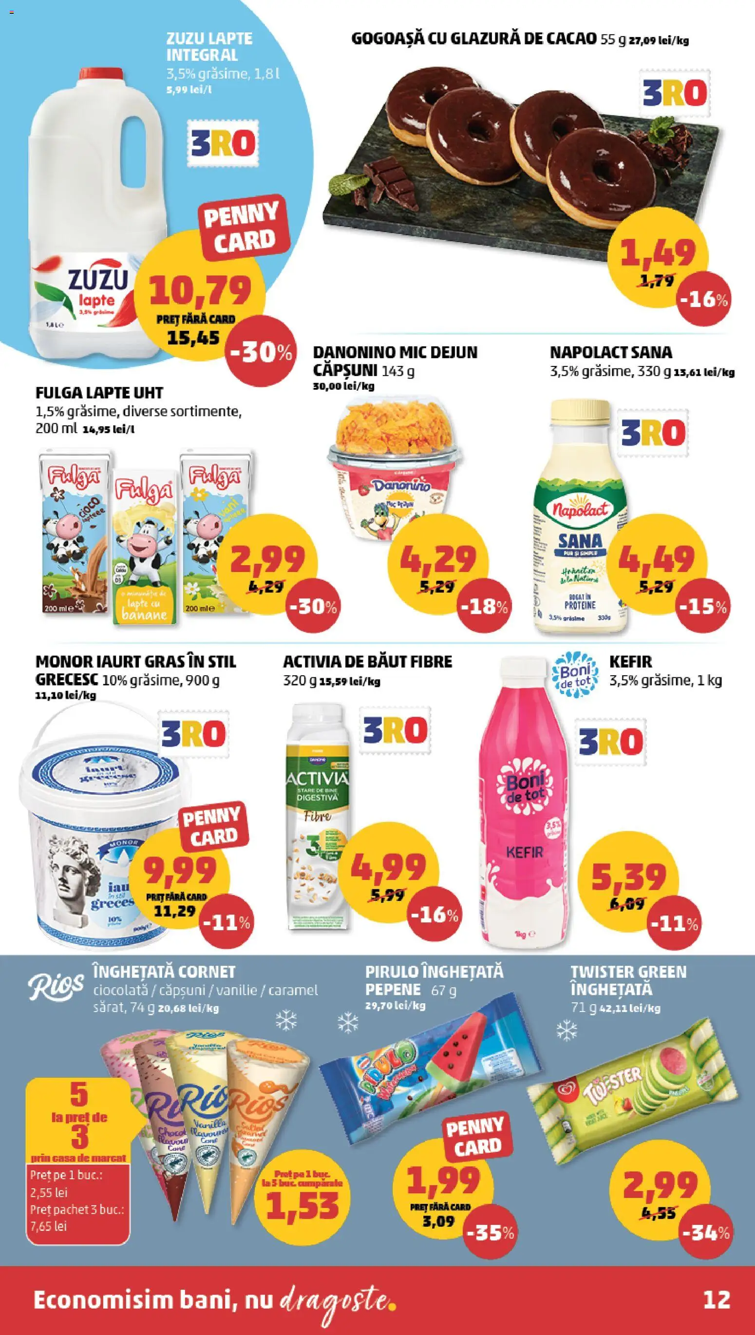Catalog PENNY Market 27 Mai - 1 Iunie 2026 | Pagina 12 | Produse: Divan, Lapte, Banane, Înghețată