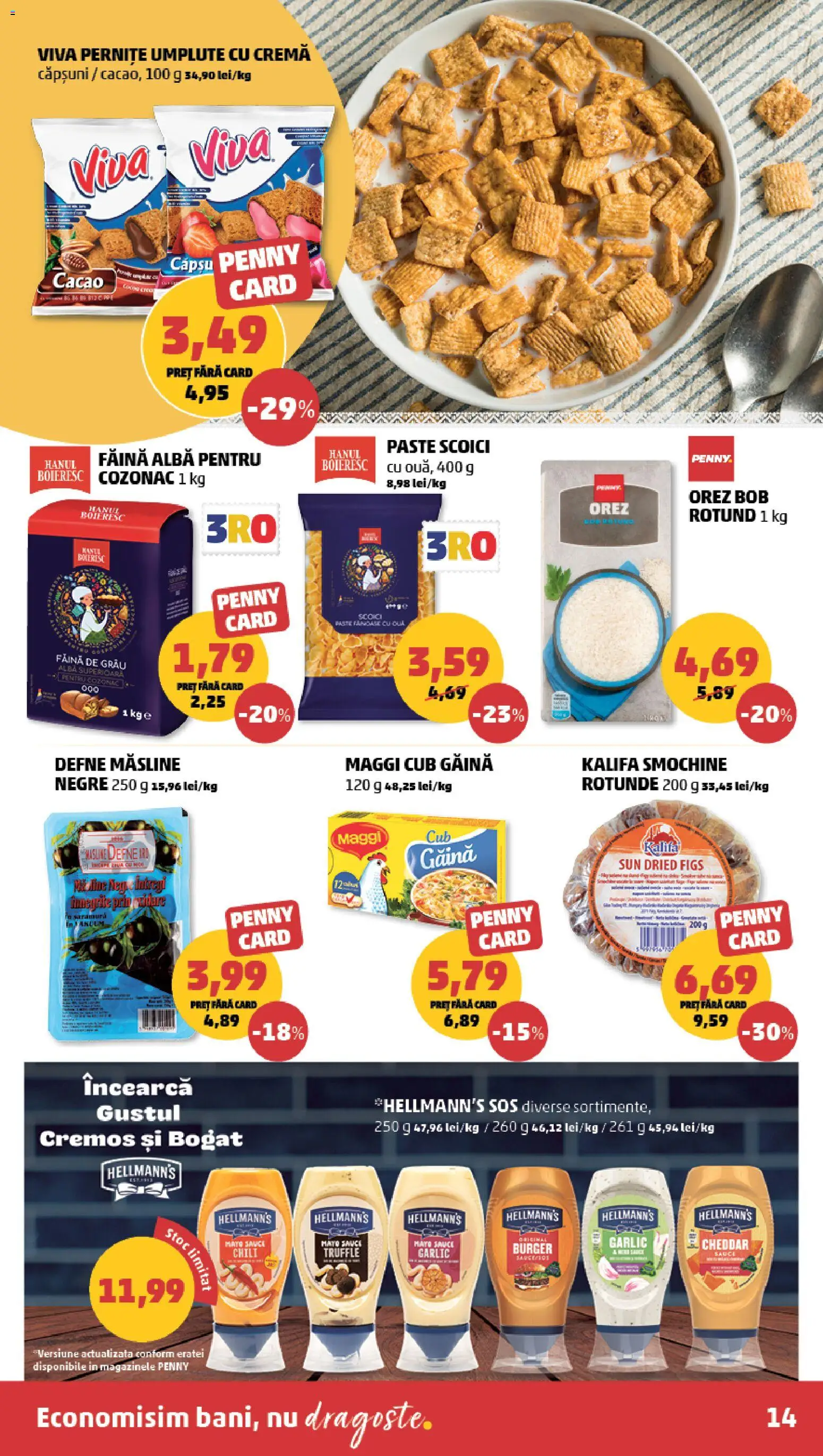 Catalog PENNY Market 27 Mai - 1 Iunie 2026 | Pagina 14 | Produse: Hijyenik ped, Căpșuni, Cacao, Burger