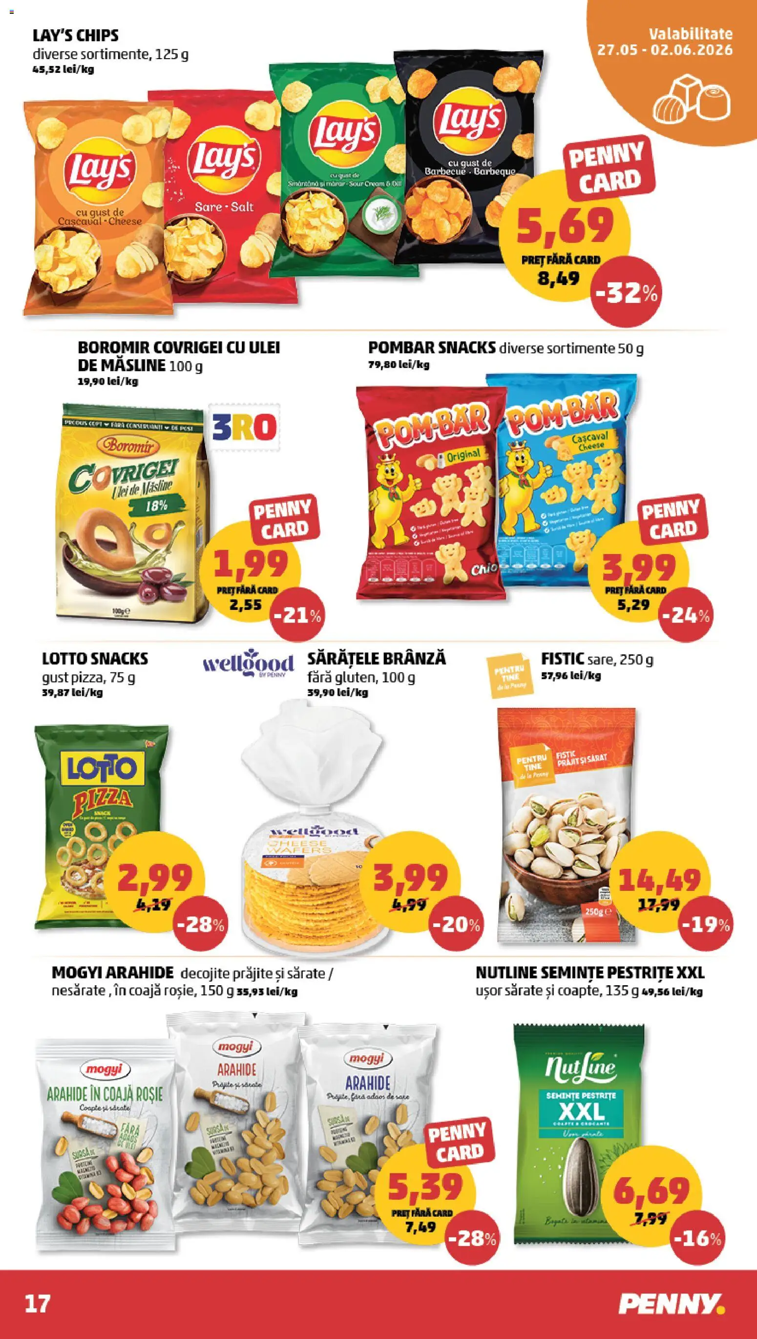 Catalog PENNY Market 27 Mai - 1 Iunie 2026 | Pagina 17 | Produse: Arahide, Covrigei, Ulei, Sare