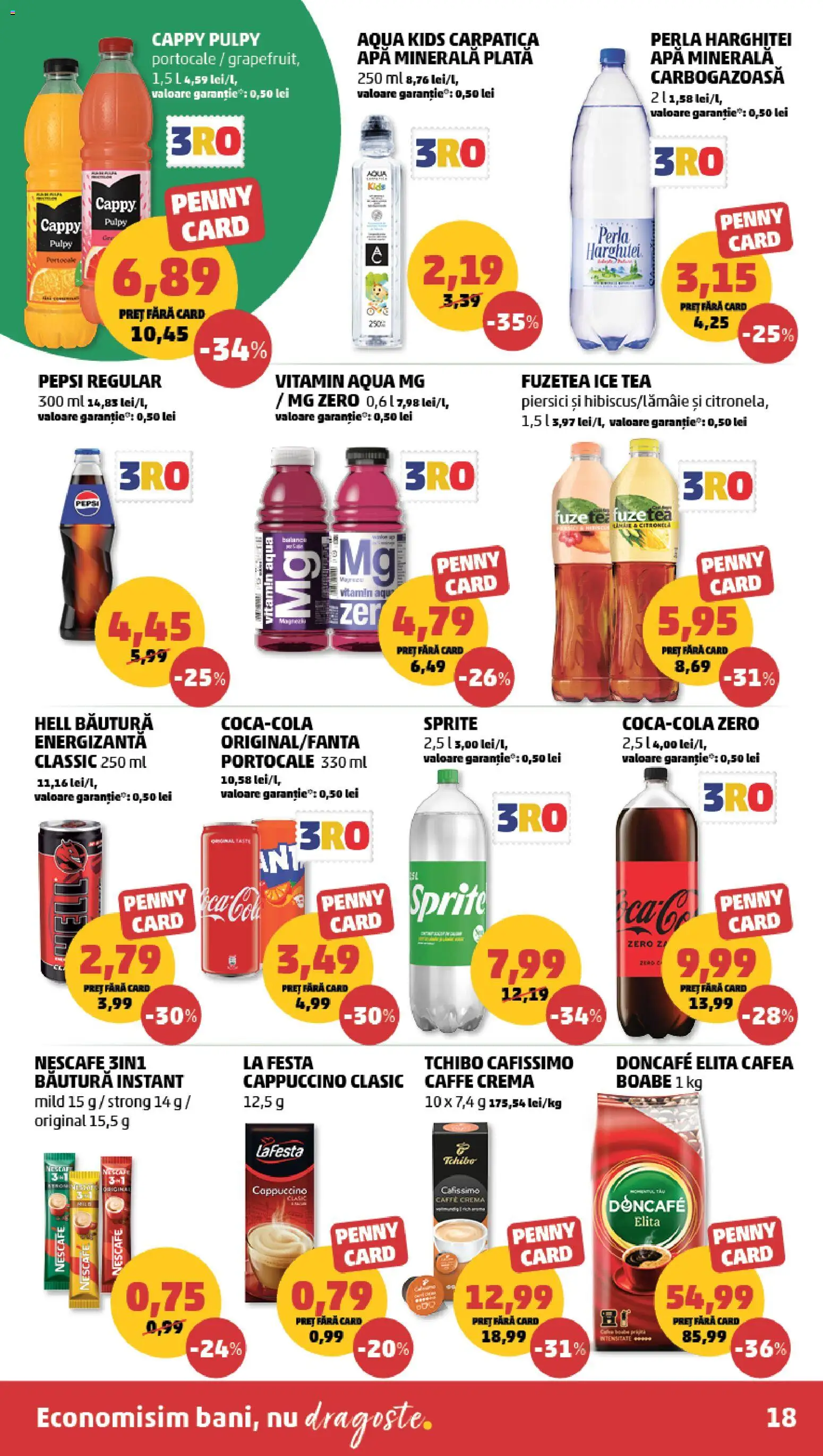 Catalog PENNY Market 27 Mai - 1 Iunie 2026 | Pagina 18 | Produse: Cremă, Băutură energizantă, Portocale, Ice tea