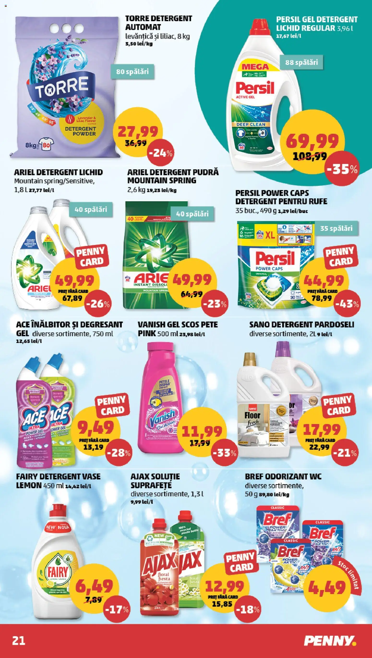 Catalog PENNY Market 27 Mai - 1 Iunie 2026 | Pagina 21 | Produse: Pomelo, Kedi Ödül Oyuncakları, Pudră, Detergent